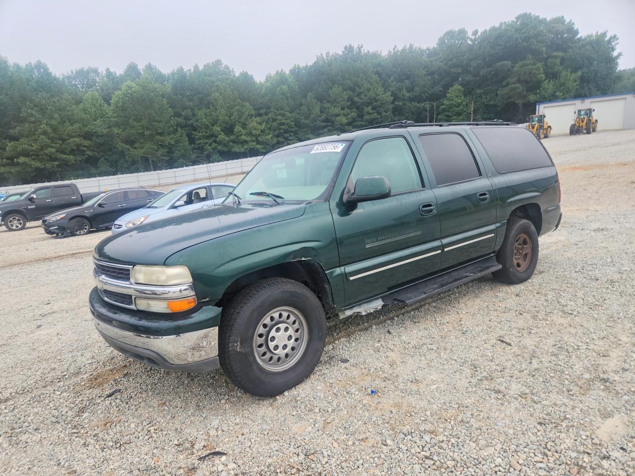 2002 Chevrolet Suburban C1500 Green vin: 3GNEC16Z02G202111