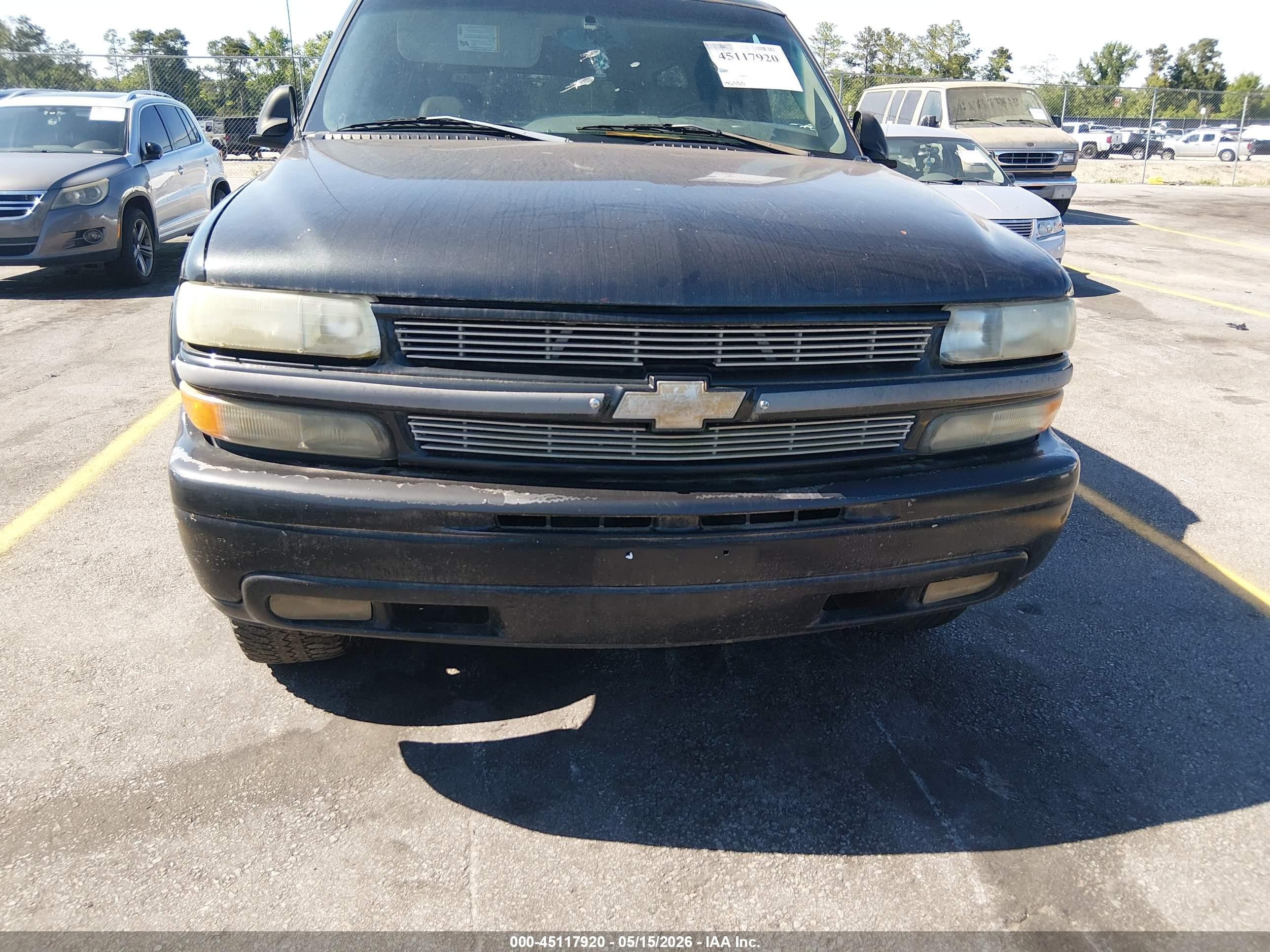 2003 Chevrolet Suburban 1500 Lt Black vin: 3GNEC16Z03G158368
