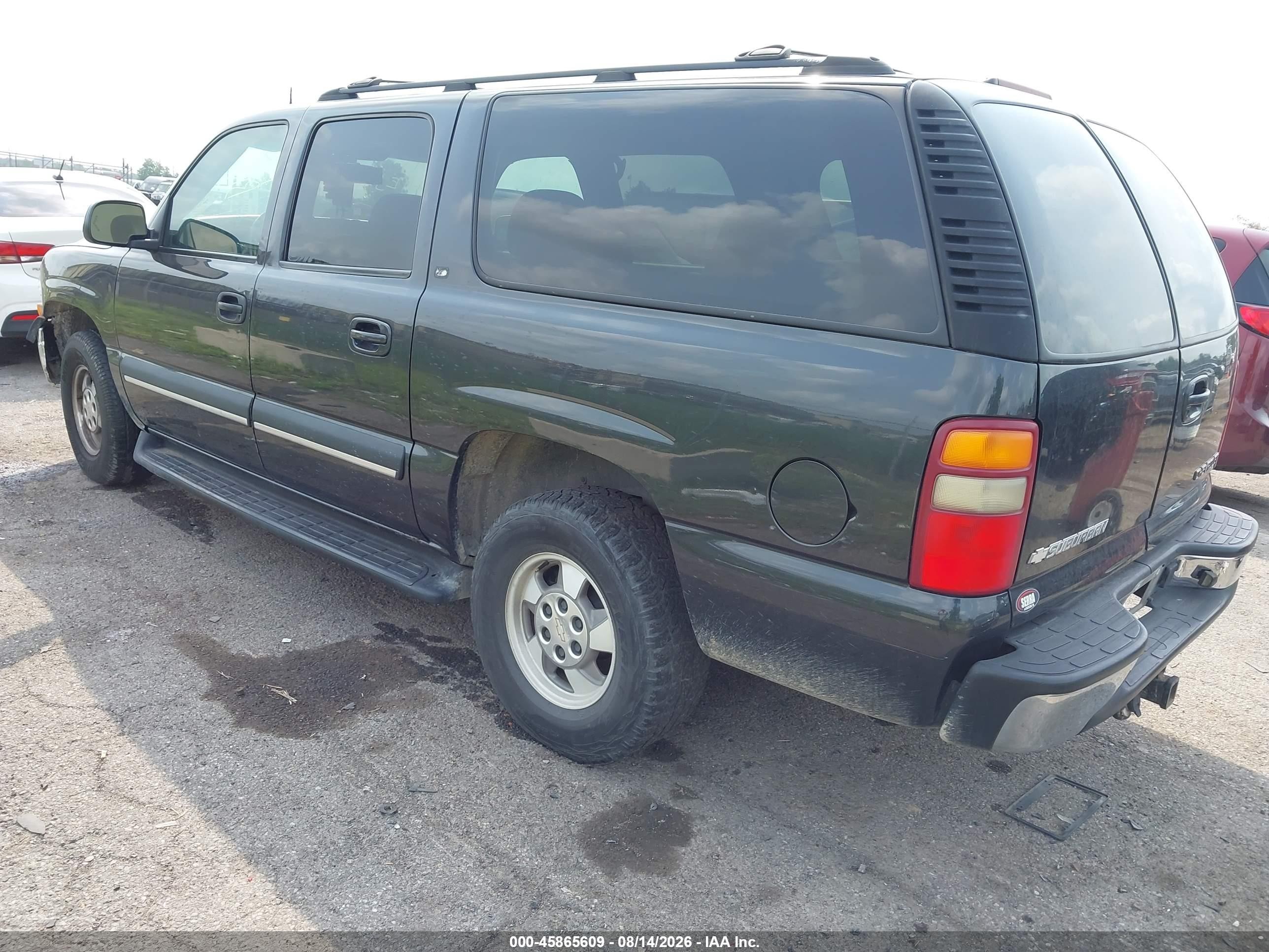 2003 Chevrolet Suburban 1500 Lt Черный vin: 3GNEC16Z03G245798