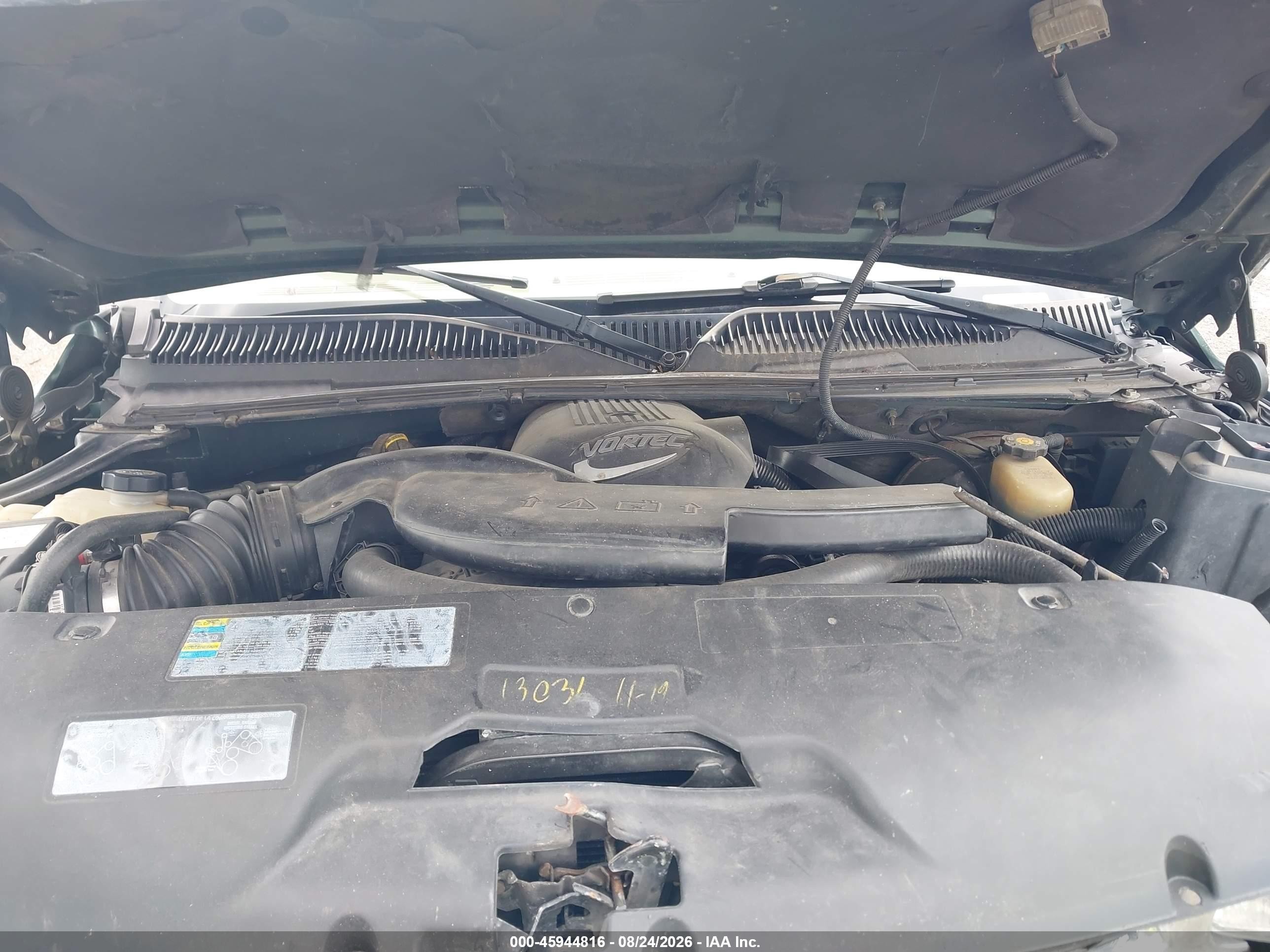 2002 Chevrolet Suburban C1500 Green vin: 3GNEC16Z12G191085