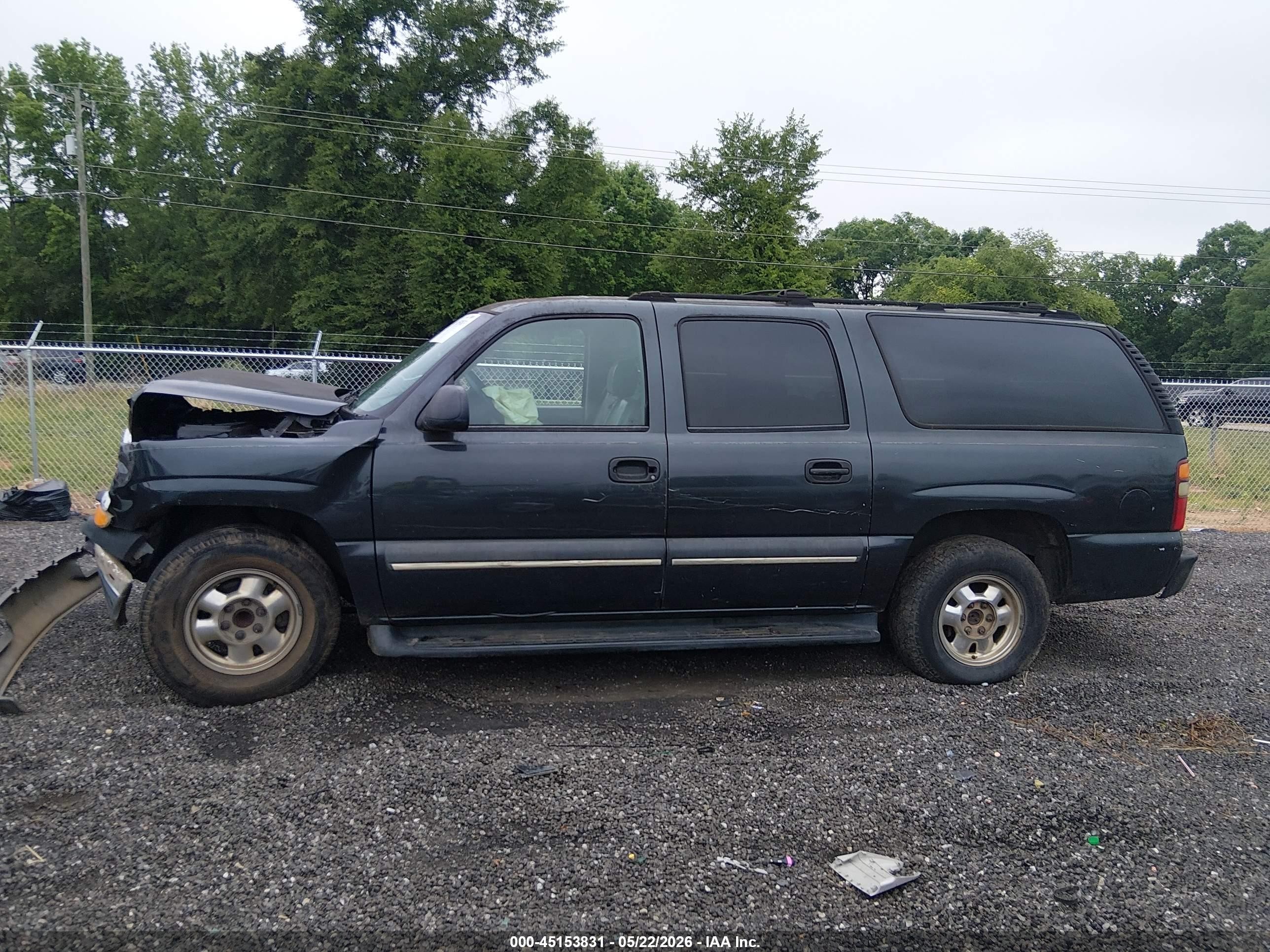 2003 Chevrolet Suburban 1500 Ls Black vin: 3GNEC16Z13G241551