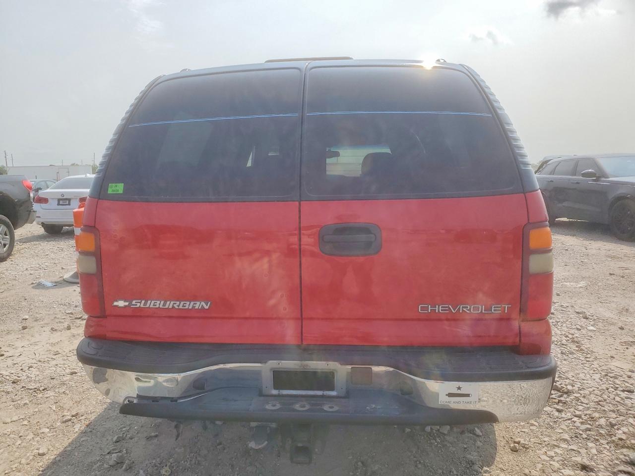 2002 Chevrolet Suburban C1500 Red vin: 3GNEC16Z42G324468