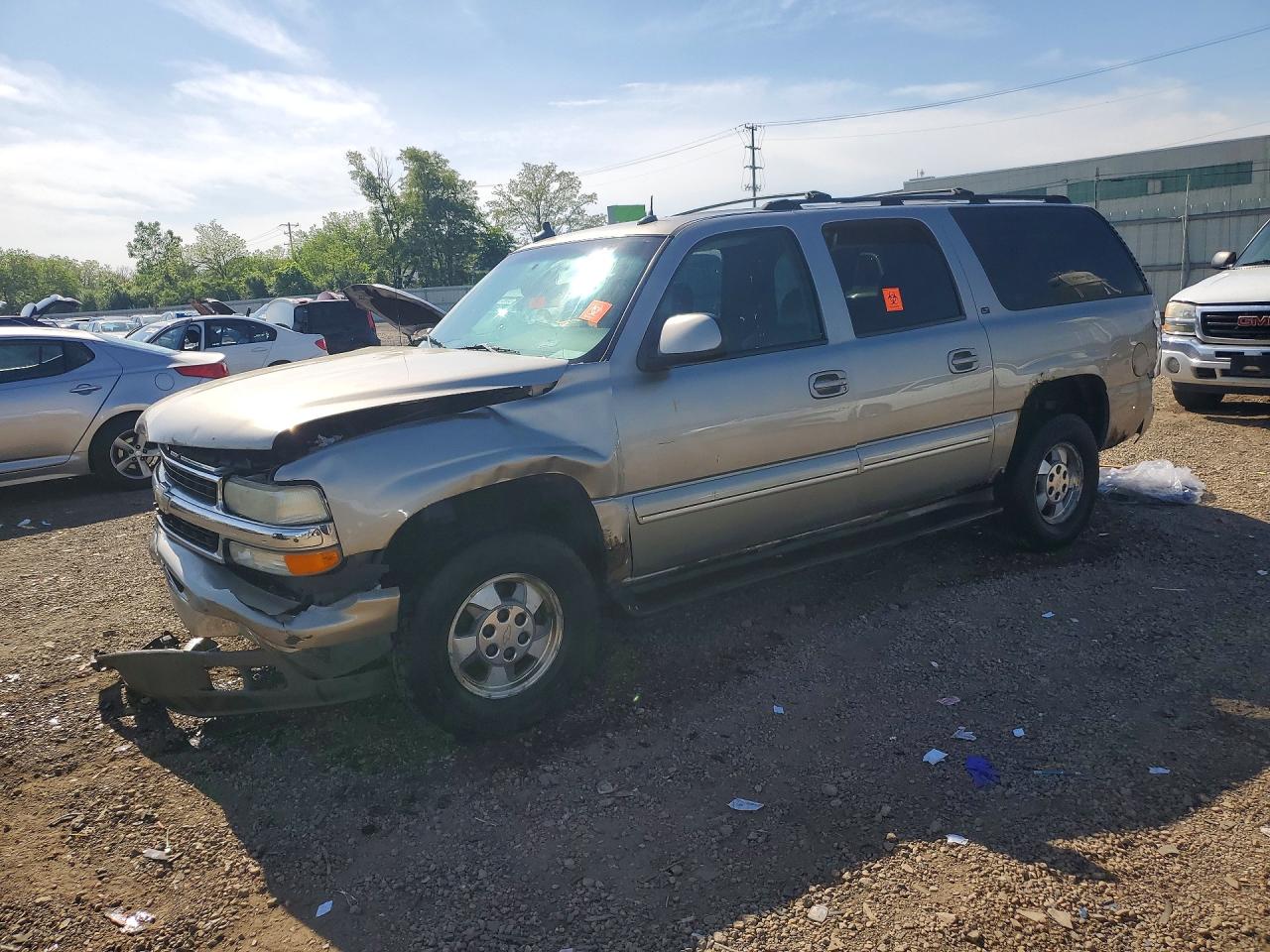 2003 Chevrolet Suburban C1500 Gray vin: 3GNEC16Z43G113675