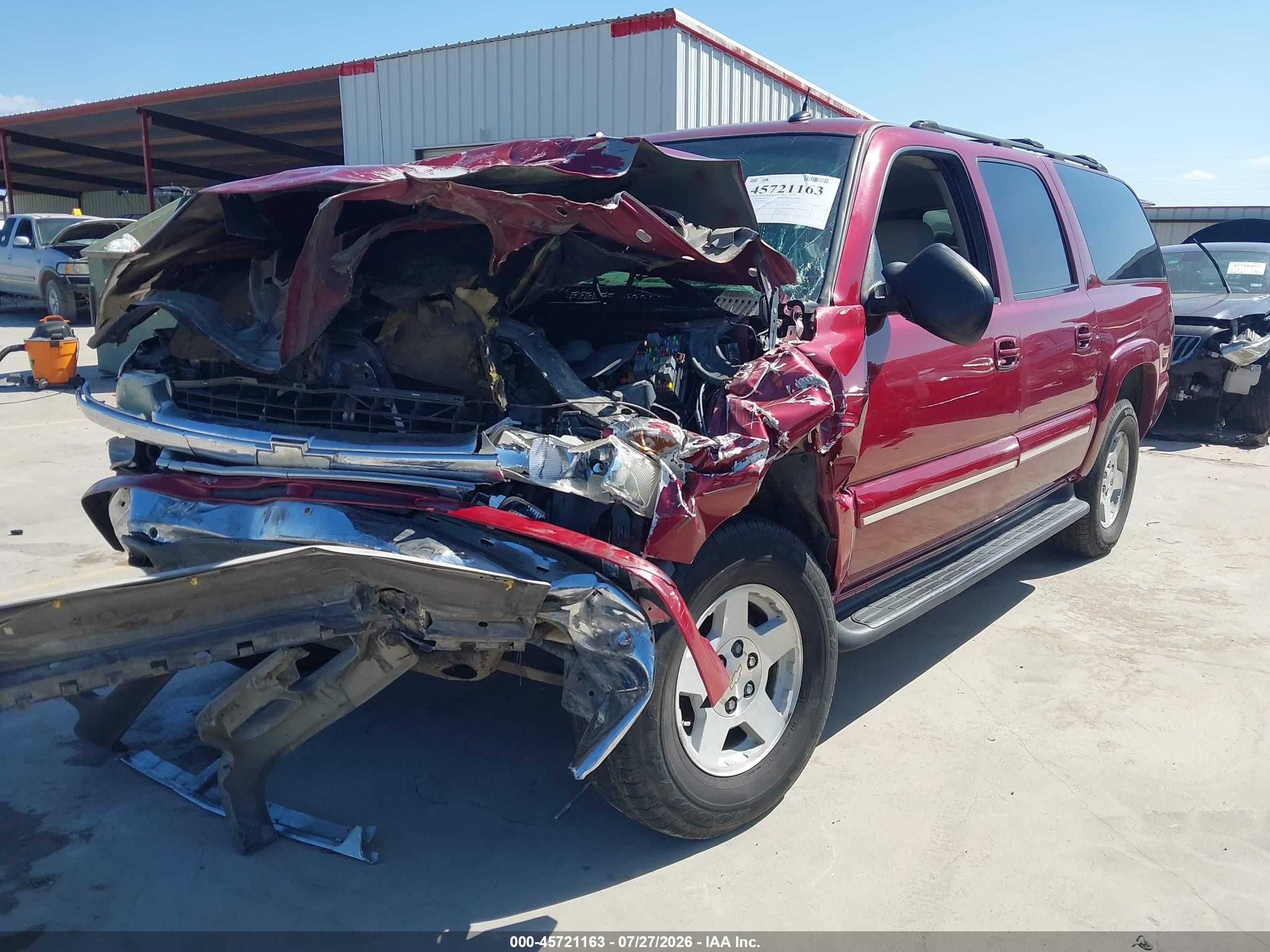 2004 Chevrolet Suburban 1500 Lt Maroon vin: 3GNEC16Z44G301047