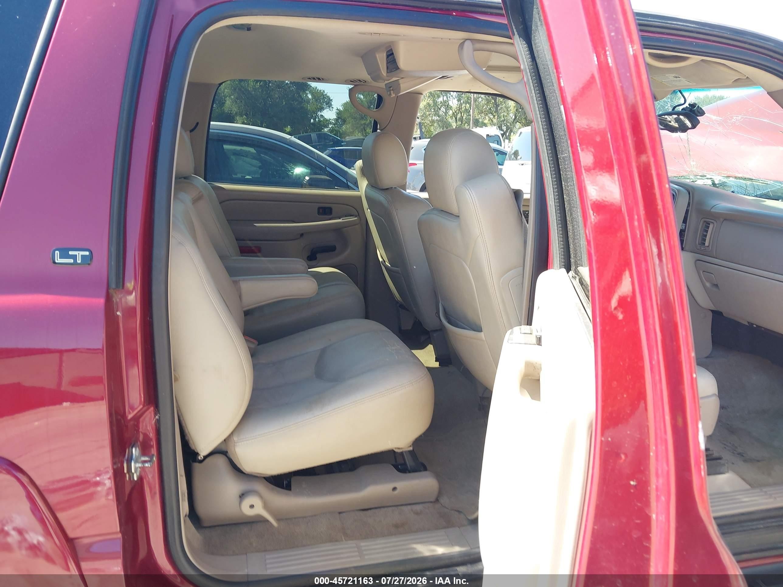 2004 Chevrolet Suburban 1500 Lt Maroon vin: 3GNEC16Z44G301047
