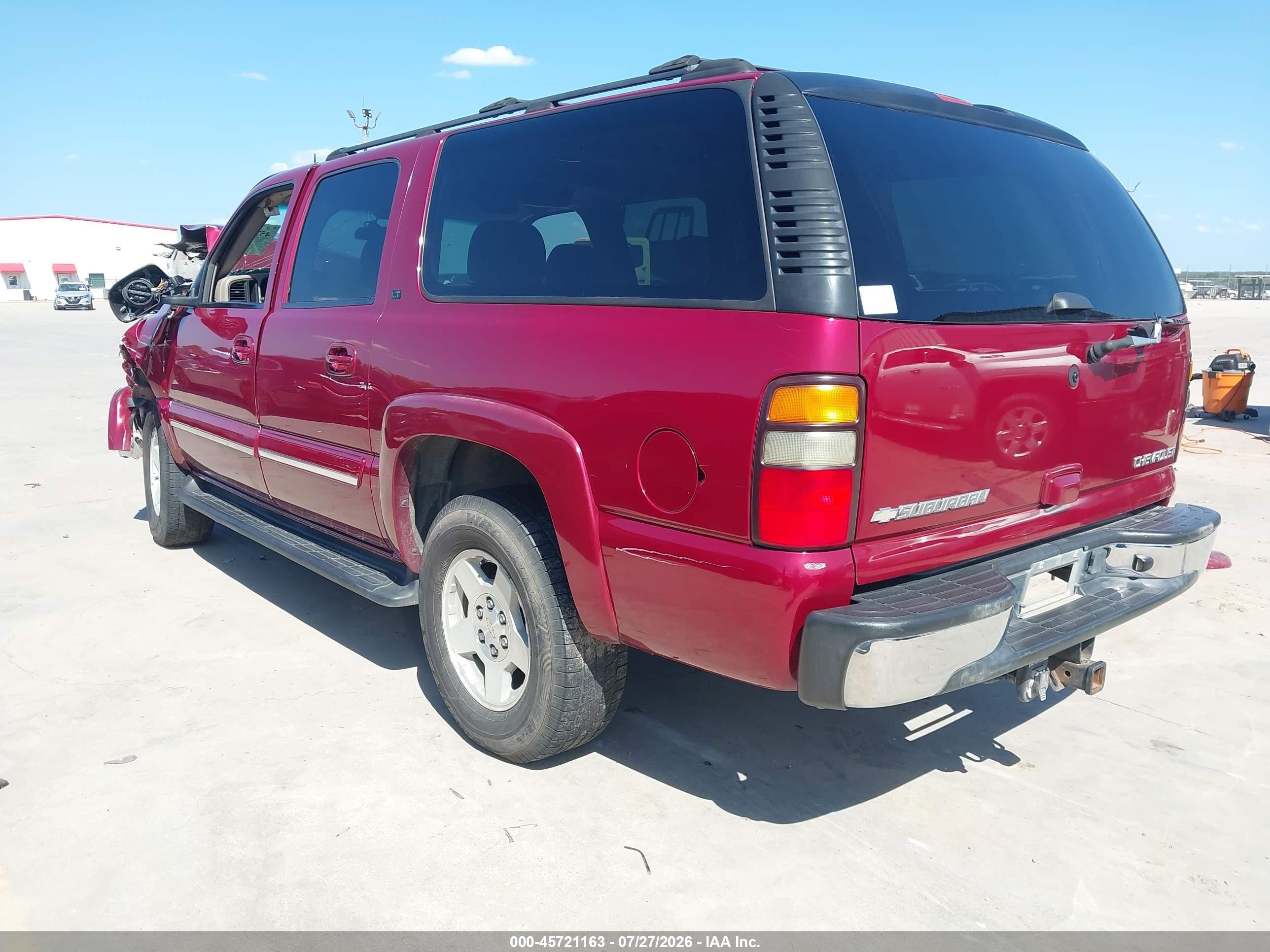 2004 Chevrolet Suburban 1500 Lt Maroon vin: 3GNEC16Z44G301047