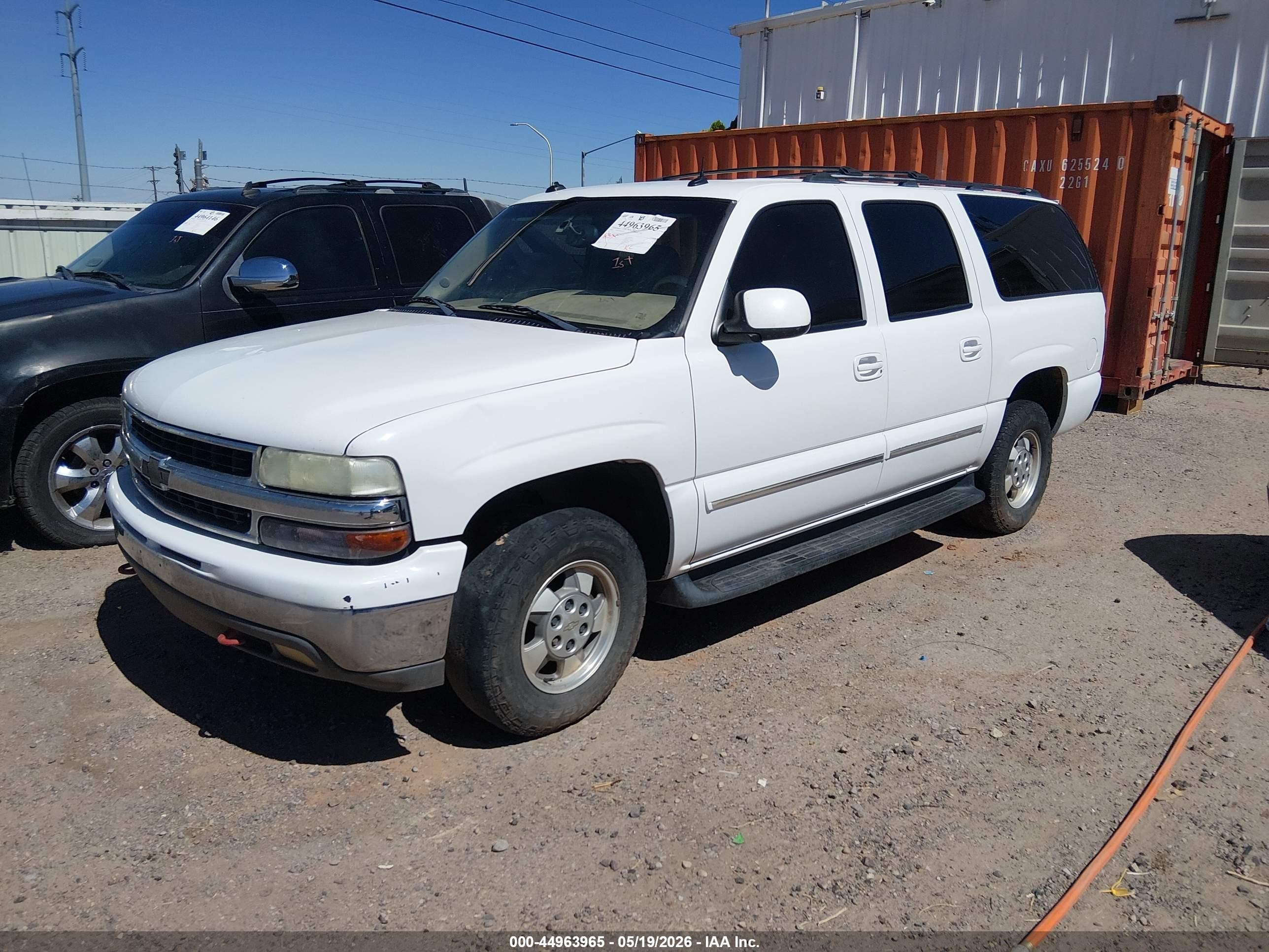 2003 Chevrolet Suburban 1500 Lt White vin: 3GNEC16Z53G242038