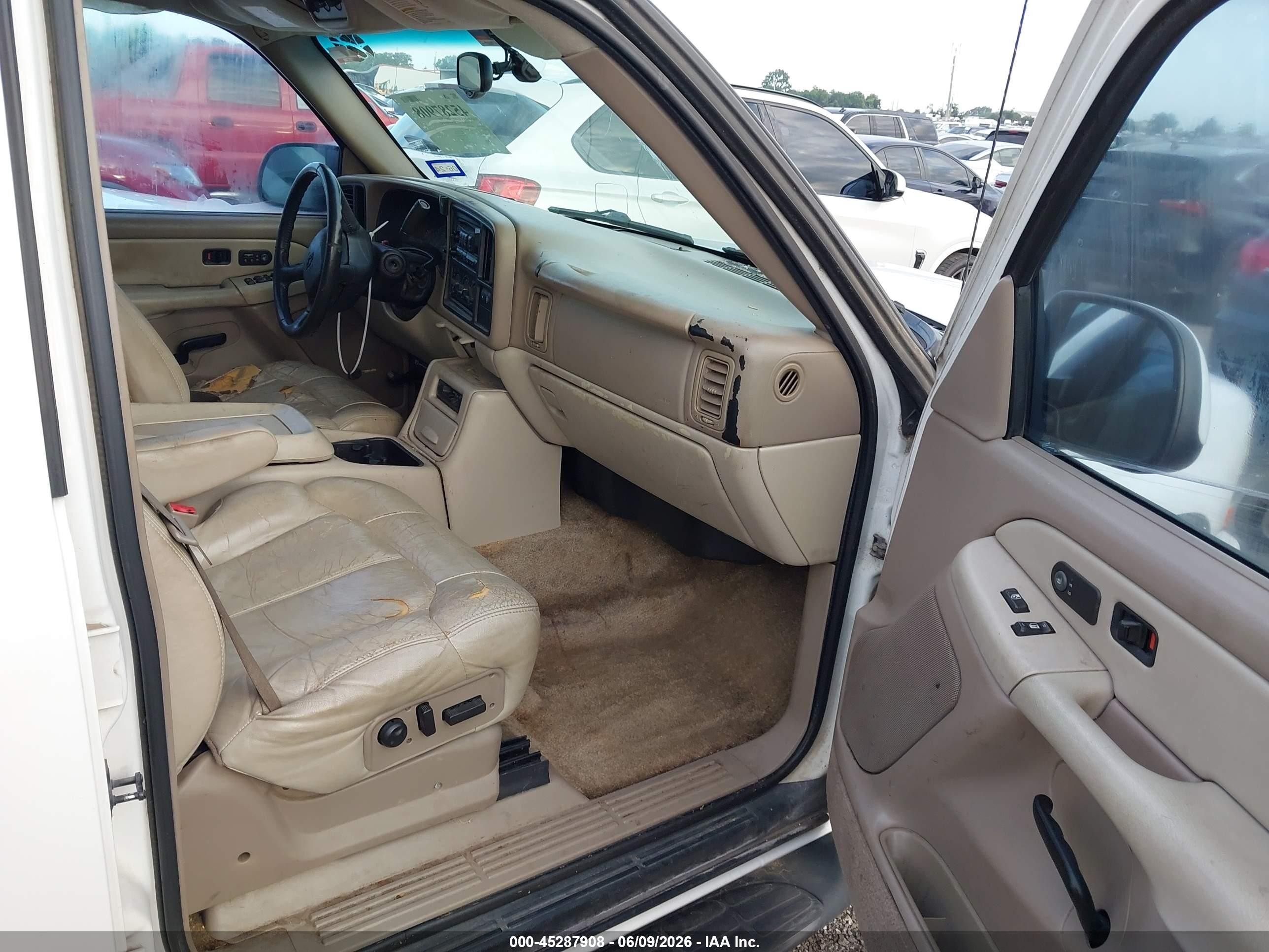 2002 Chevrolet Suburban 1500 Lt White vin: 3GNEC16Z62G202789