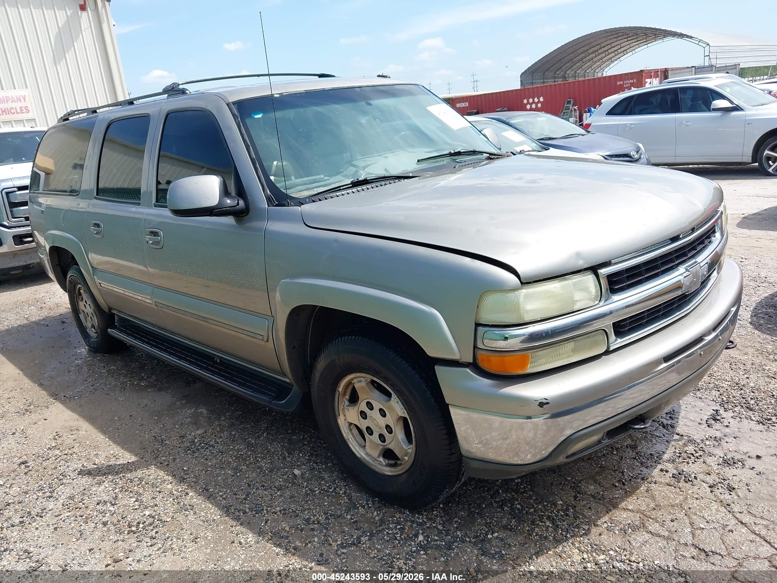 2002 Chevrolet Suburban 1500 Lt Beige vin: 3GNEC16Z62G320356