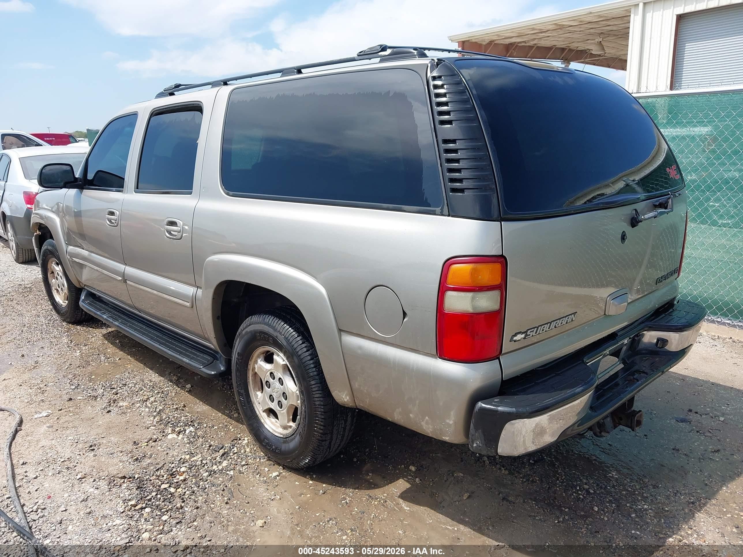 2002 Chevrolet Suburban 1500 Lt Beige vin: 3GNEC16Z62G320356