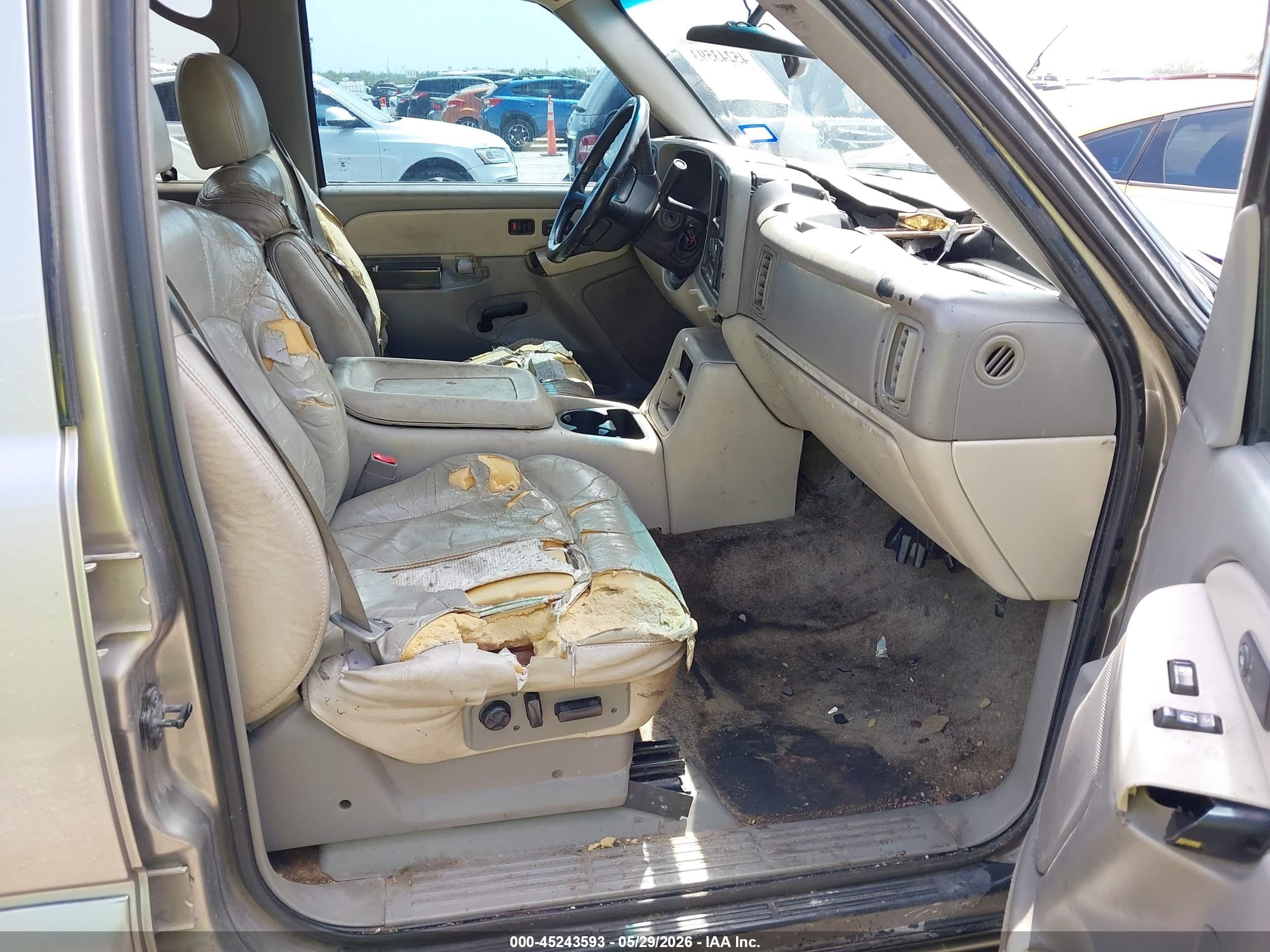 2002 Chevrolet Suburban 1500 Lt Beige vin: 3GNEC16Z62G320356