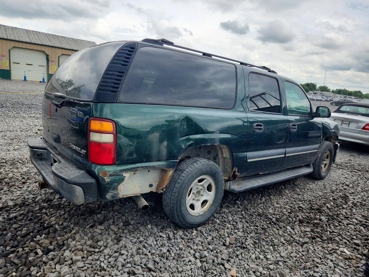 2003 Chevrolet Suburban C1500 Green vin: 3GNEC16Z63G215415