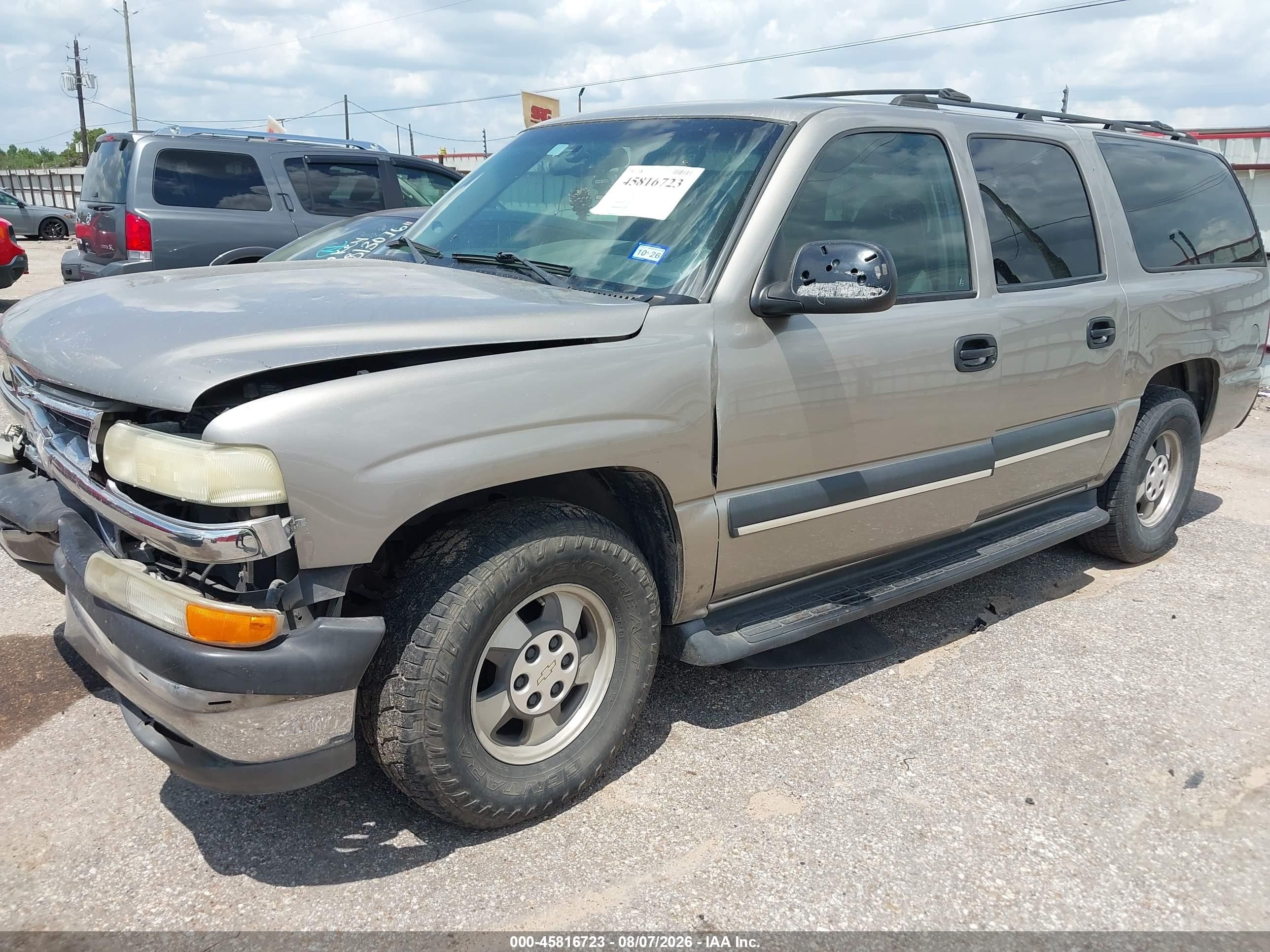 2003 Chevrolet Suburban 1500 Ls Beige vin: 3GNEC16Z63G315255