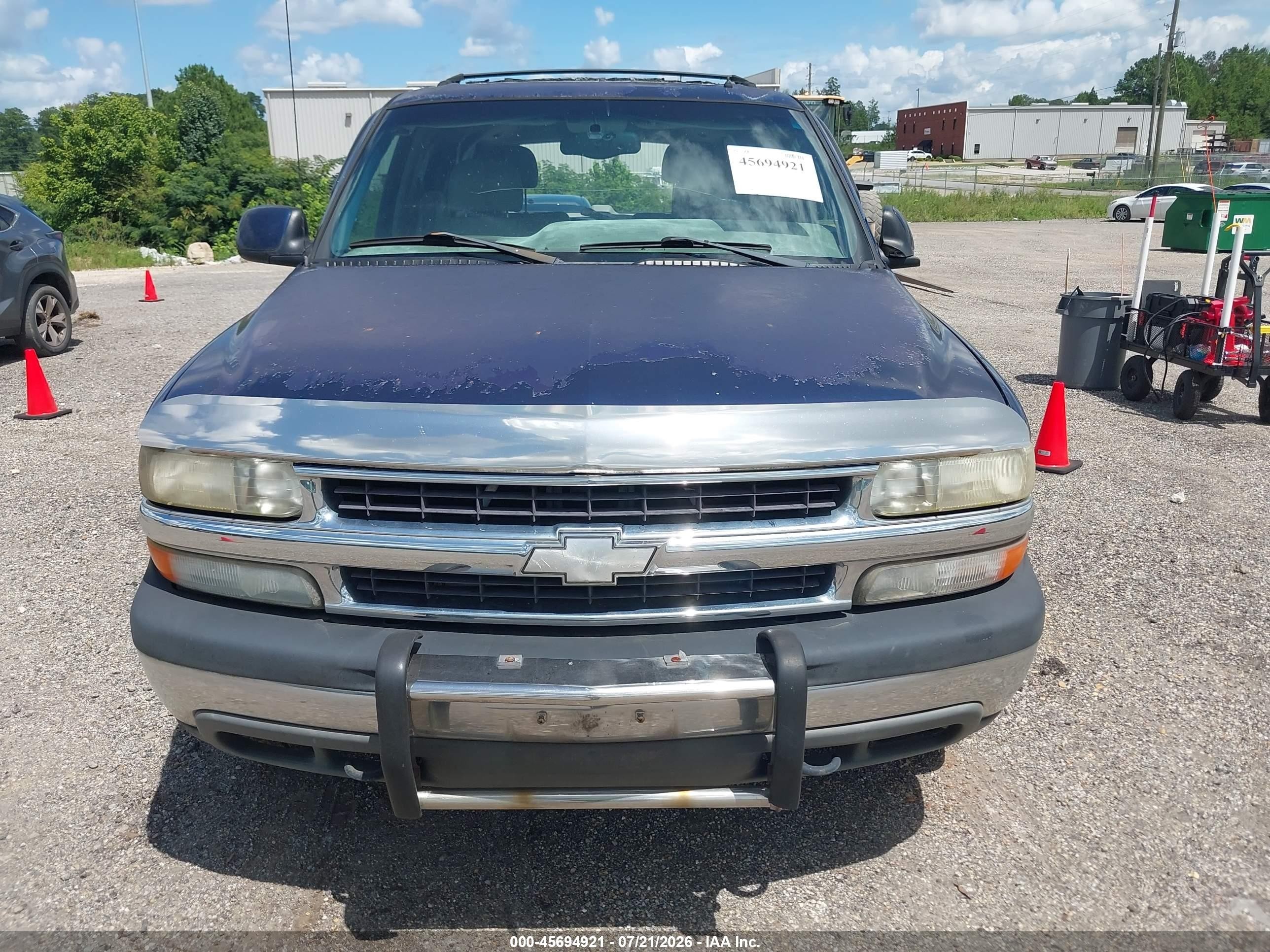 2002 Chevrolet Suburban 1500 Lt Blue vin: 3GNEC16Z72G169415