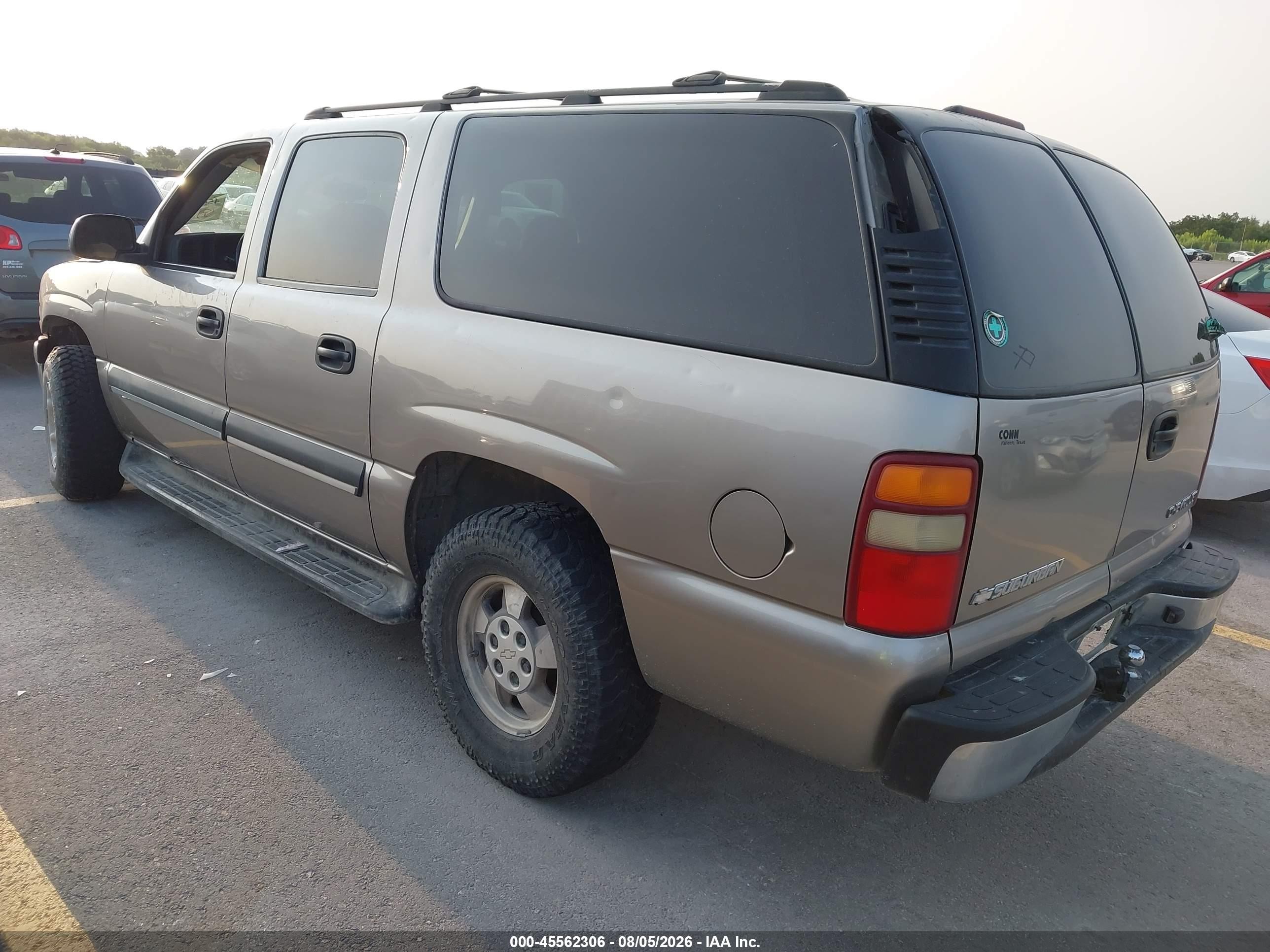2003 Chevrolet Suburban 1500 Ls Beige vin: 3GNEC16Z83G266852