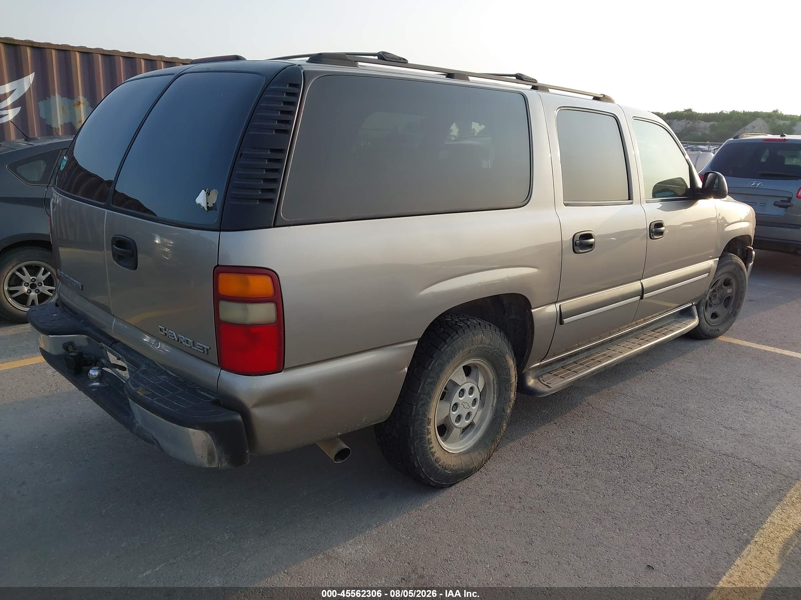 2003 Chevrolet Suburban 1500 Ls Beige vin: 3GNEC16Z83G266852
