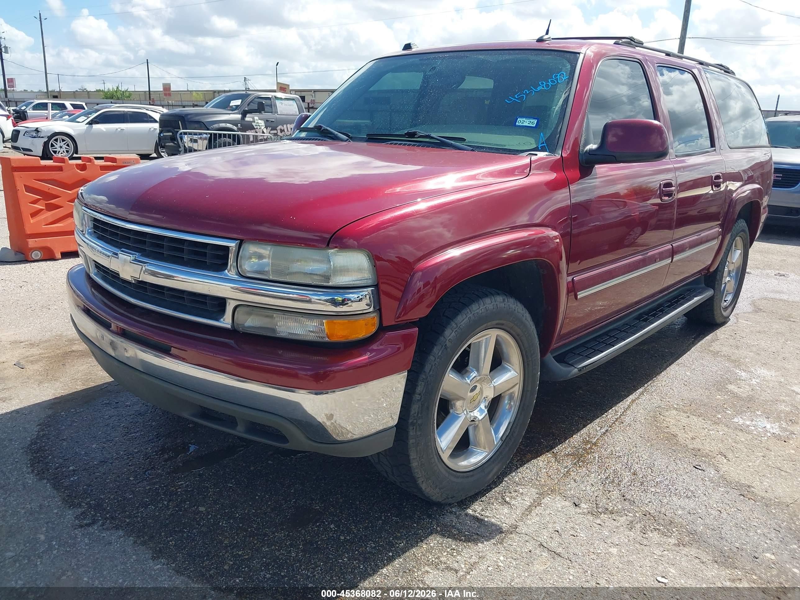 2004 Chevrolet Suburban 1500 Lt Maroon vin: 3GNEC16Z84G227745