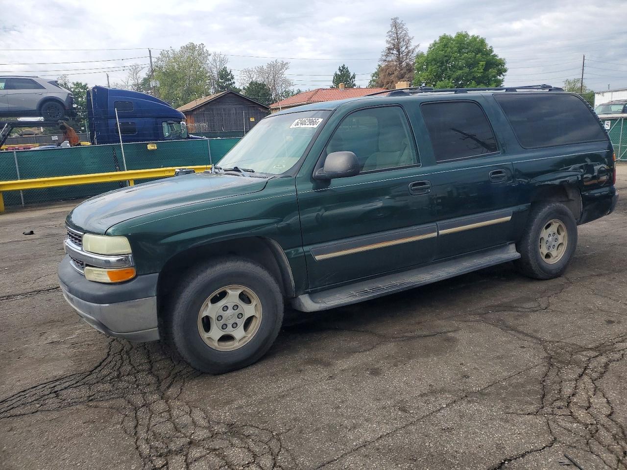 2004 Chevrolet Suburban C1500 Green vin: 3GNEC16Z84G259918