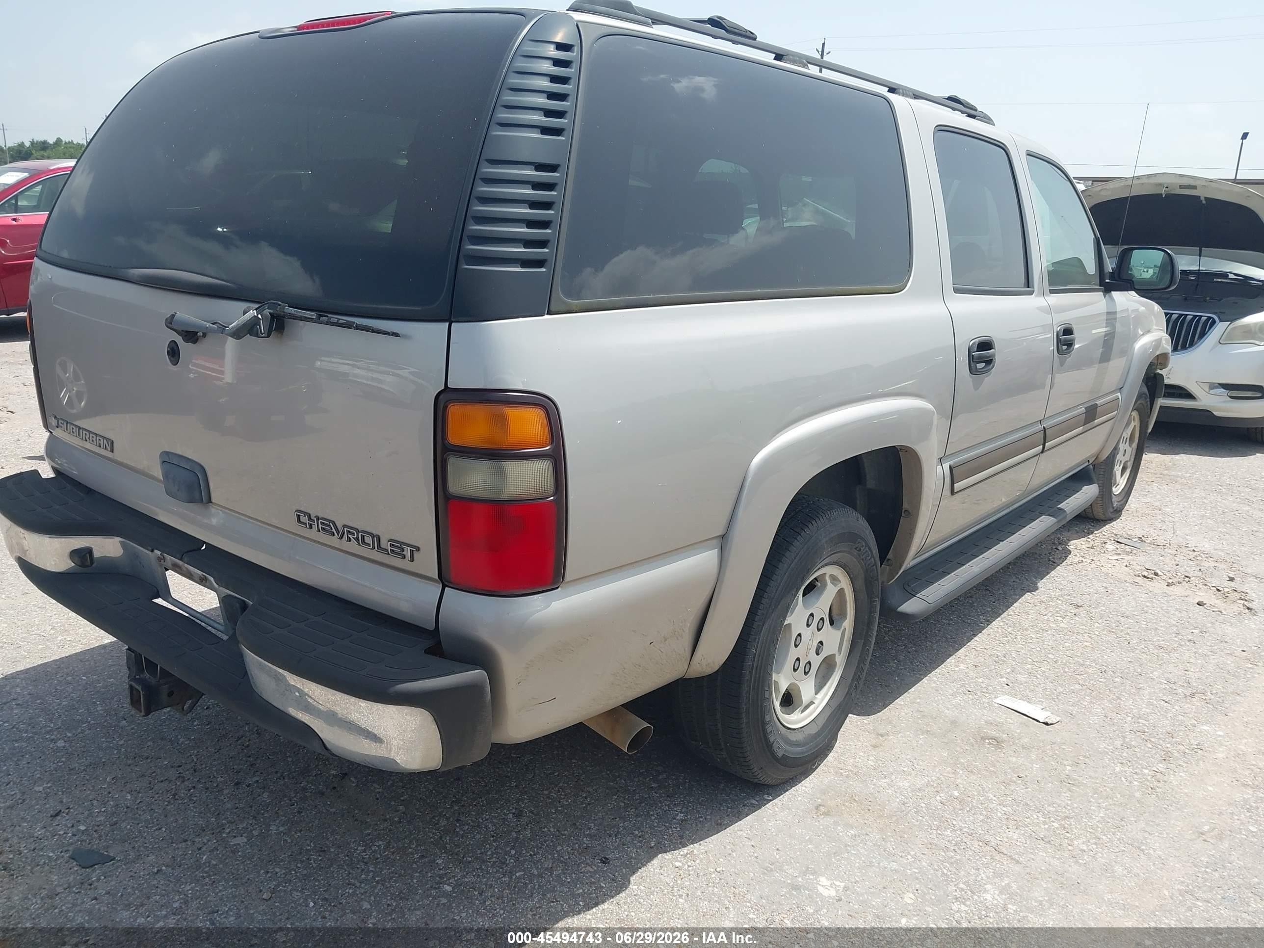 2004 Chevrolet Suburban 1500 Ls Beige vin: 3GNEC16Z84G279358