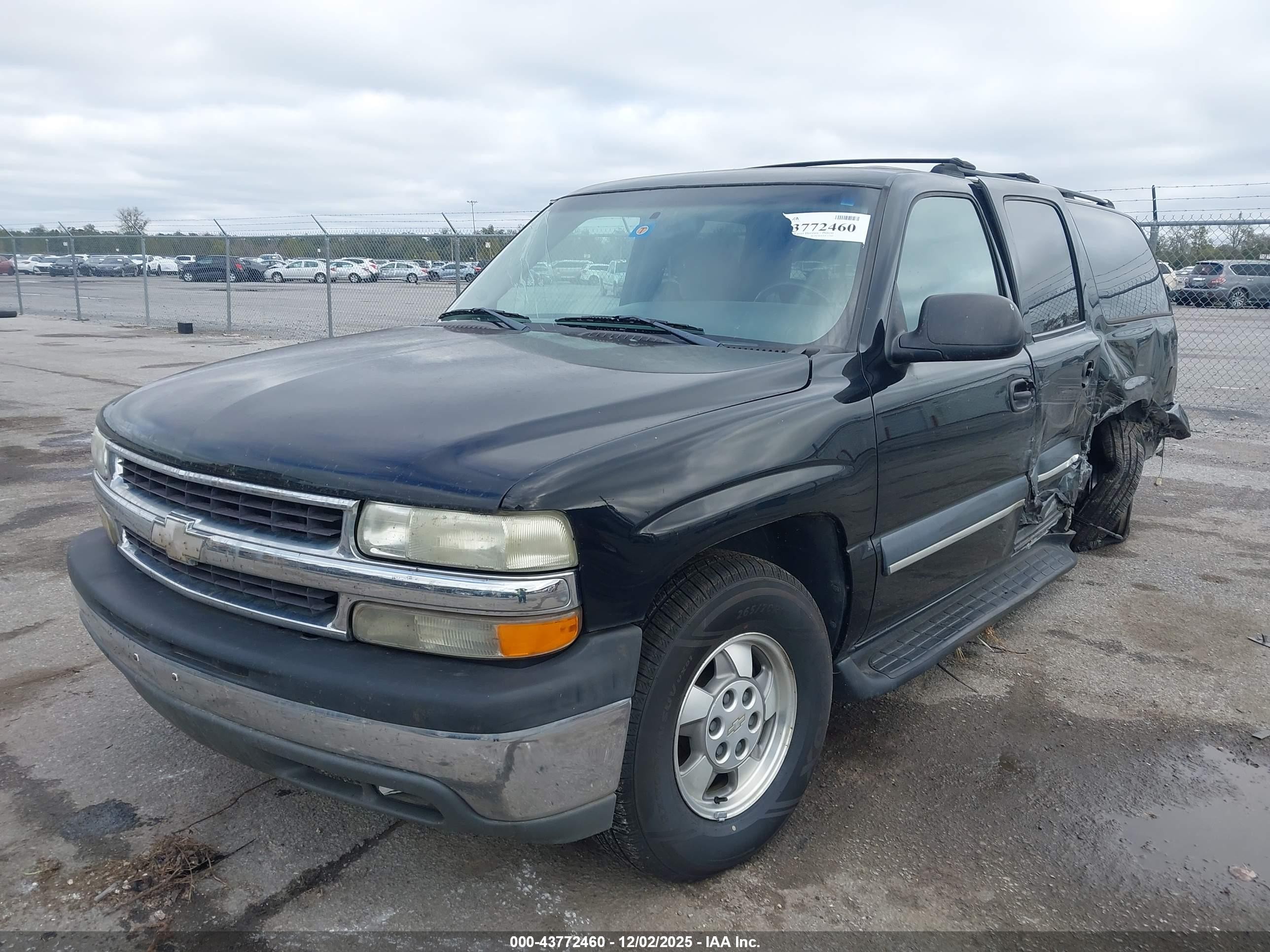 2003 Chevrolet Suburban 1500 Ls Black vin: 3GNEC16Z93G191580