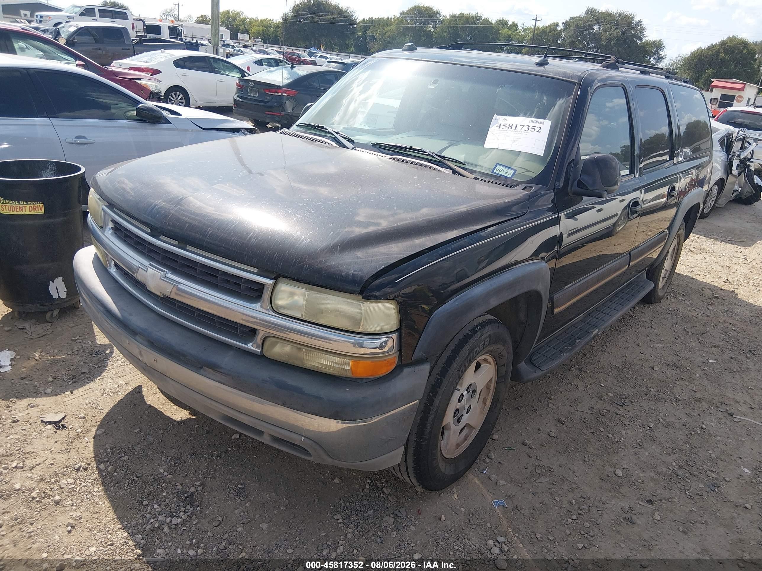 2004 Chevrolet Suburban 1500 Lt Black vin: 3GNEC16Z94G197669