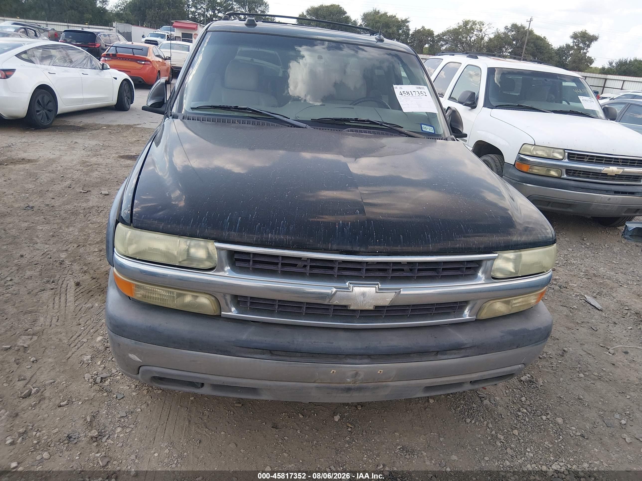 2004 Chevrolet Suburban 1500 Lt Black vin: 3GNEC16Z94G197669