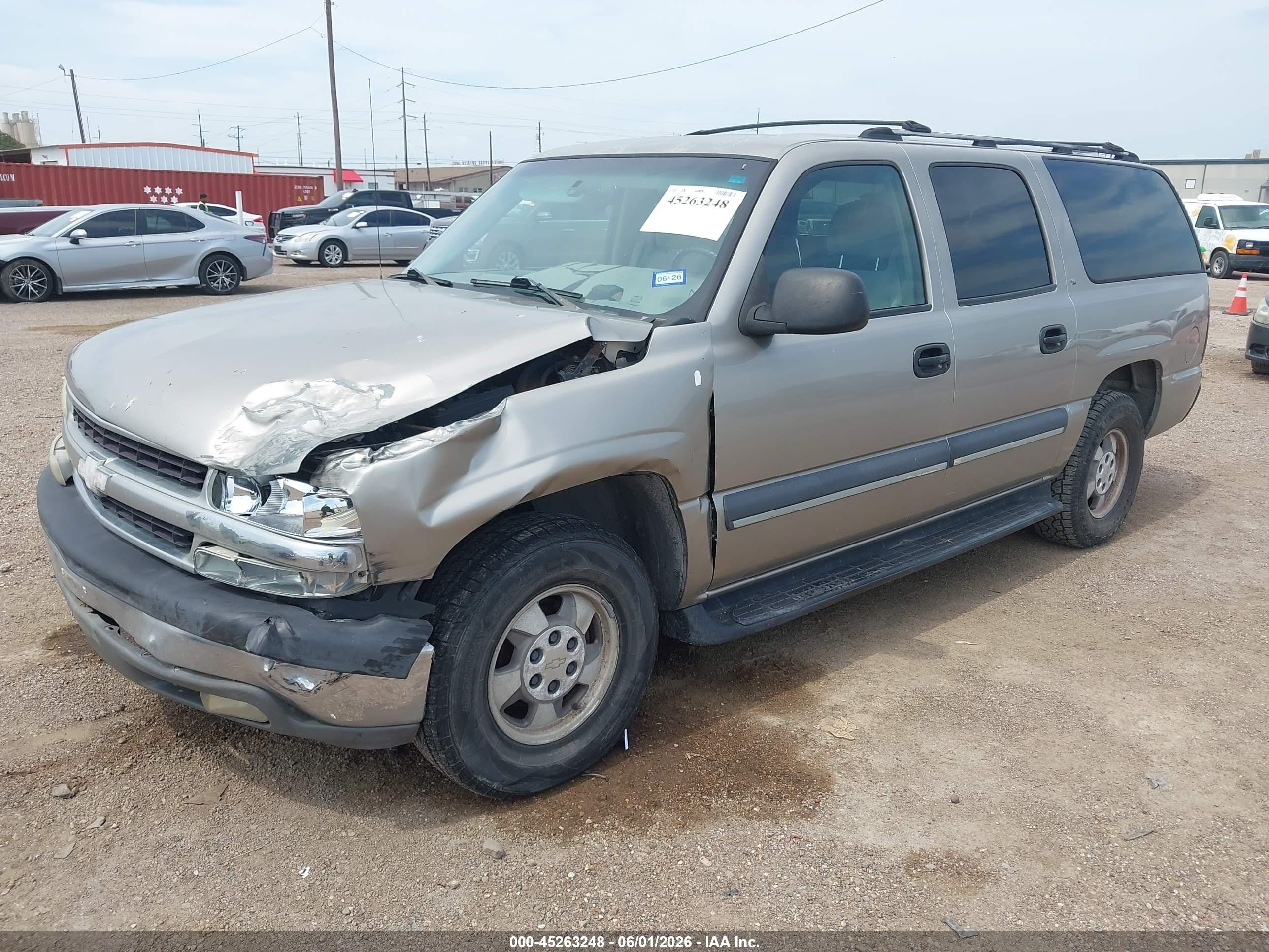 2002 Chevrolet Suburban 1500 Ls Tan vin: 3GNEC16ZX2G346040