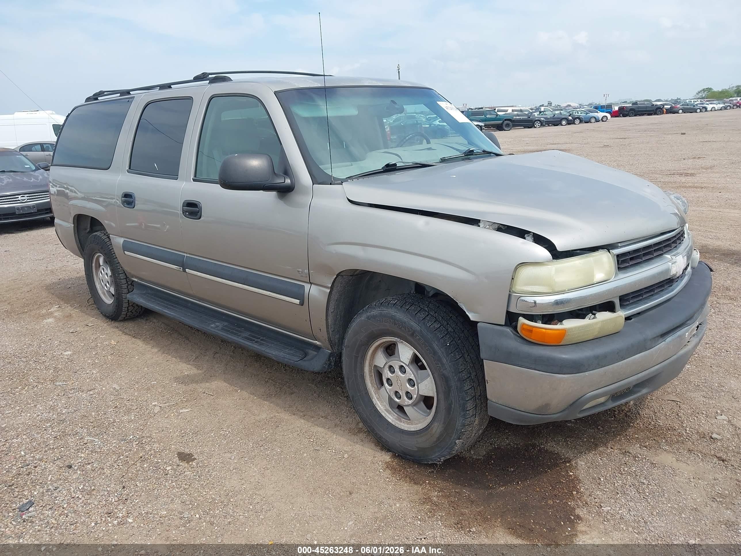 2002 Chevrolet Suburban 1500 Ls Tan vin: 3GNEC16ZX2G346040