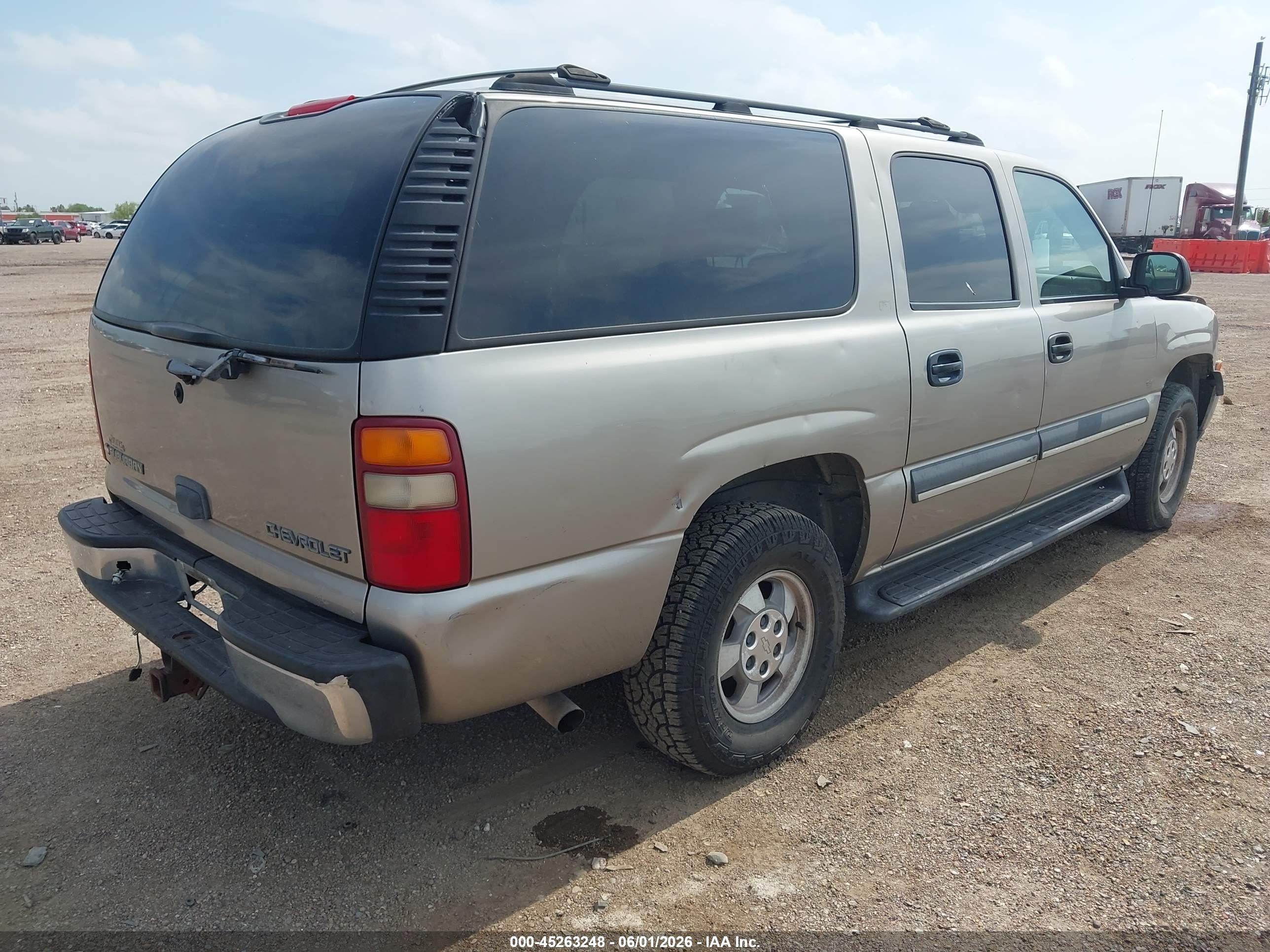 2002 Chevrolet Suburban 1500 Ls Tan vin: 3GNEC16ZX2G346040