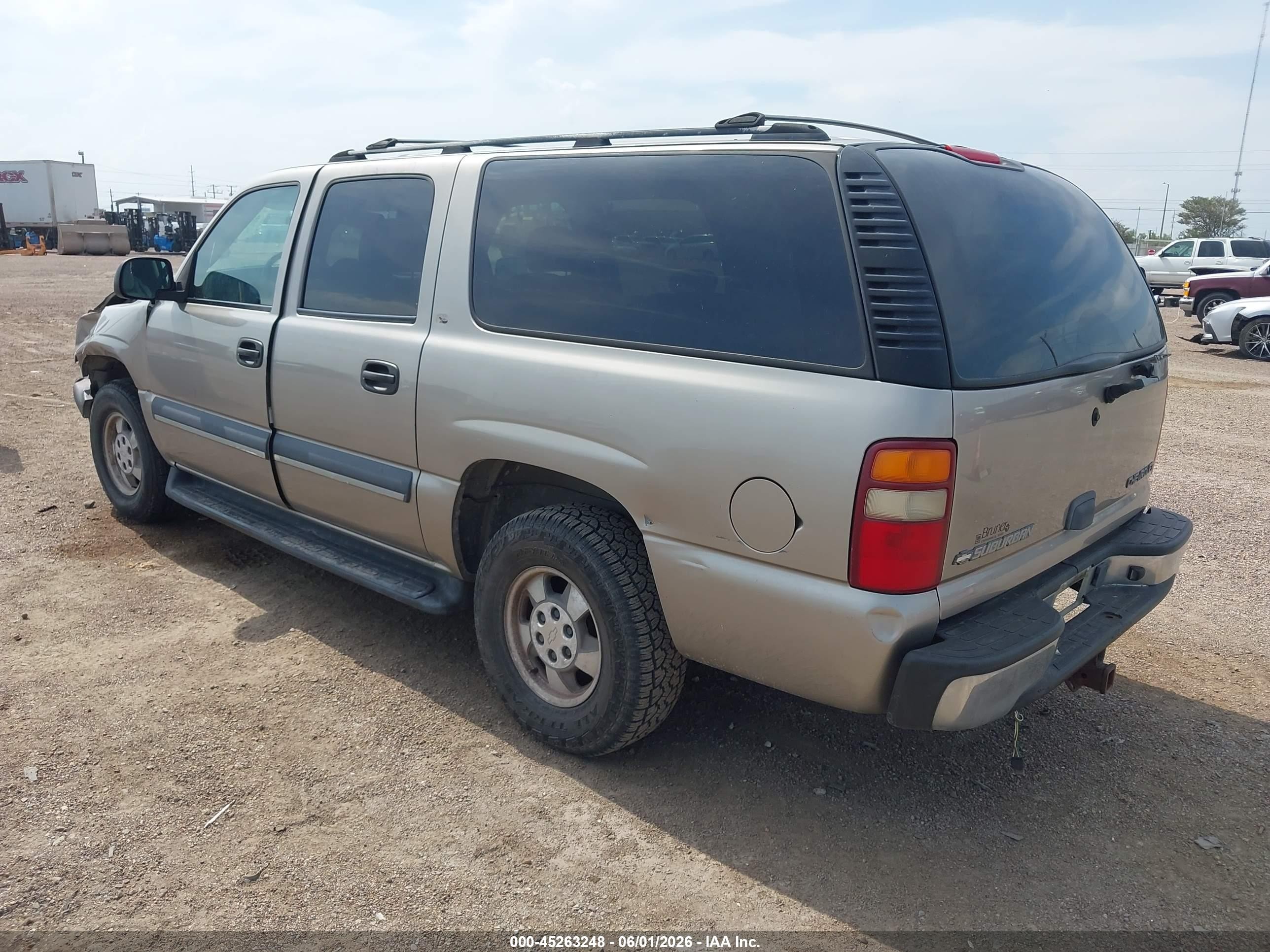 2002 Chevrolet Suburban 1500 Ls Tan vin: 3GNEC16ZX2G346040