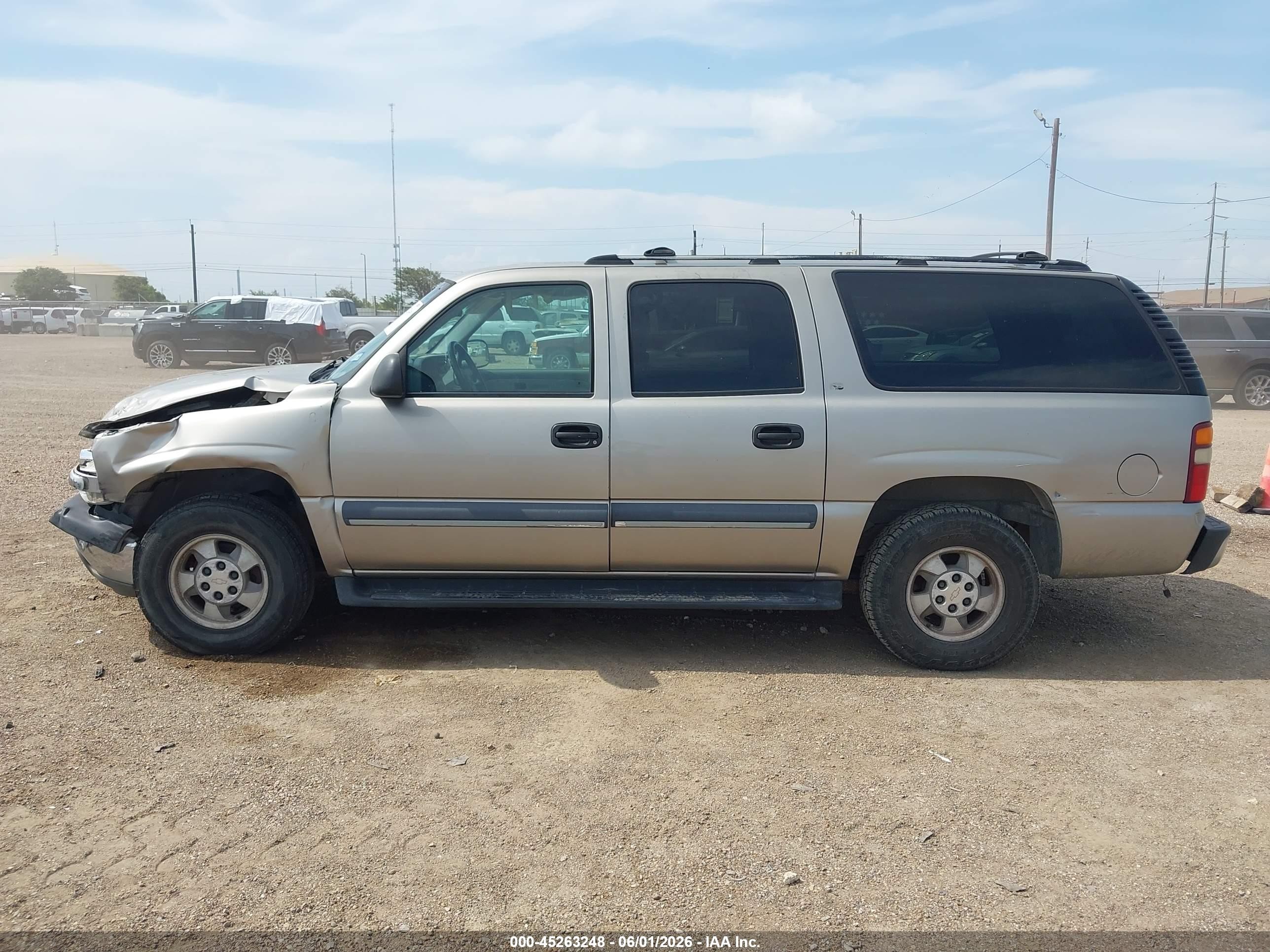 2002 Chevrolet Suburban 1500 Ls Tan vin: 3GNEC16ZX2G346040