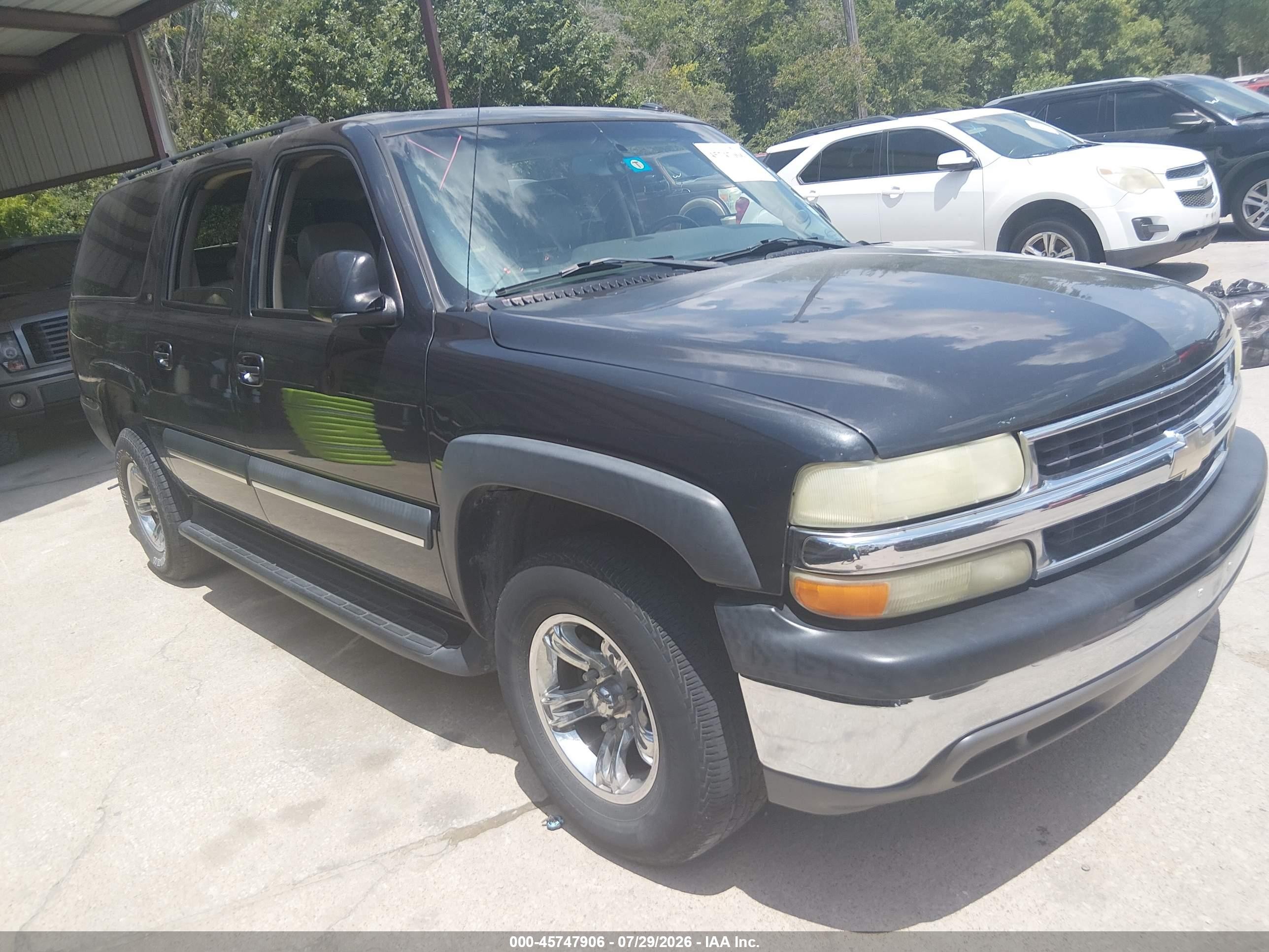 2003 Chevrolet Suburban 1500 Lt Black vin: 3GNEC16ZX3G342104