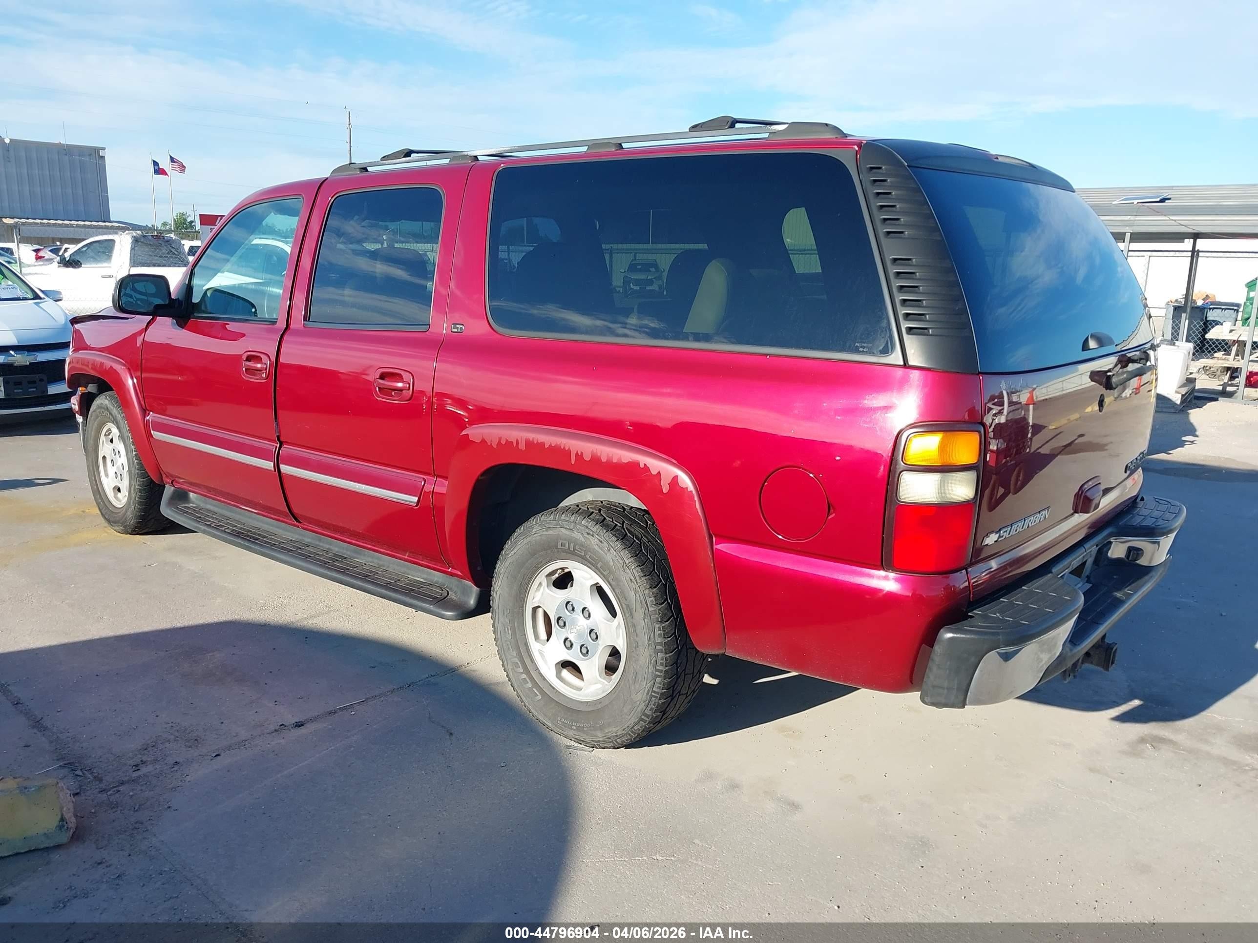 2004 Chevrolet Suburban 1500 Lt Red vin: 3GNEC16ZX4G203320