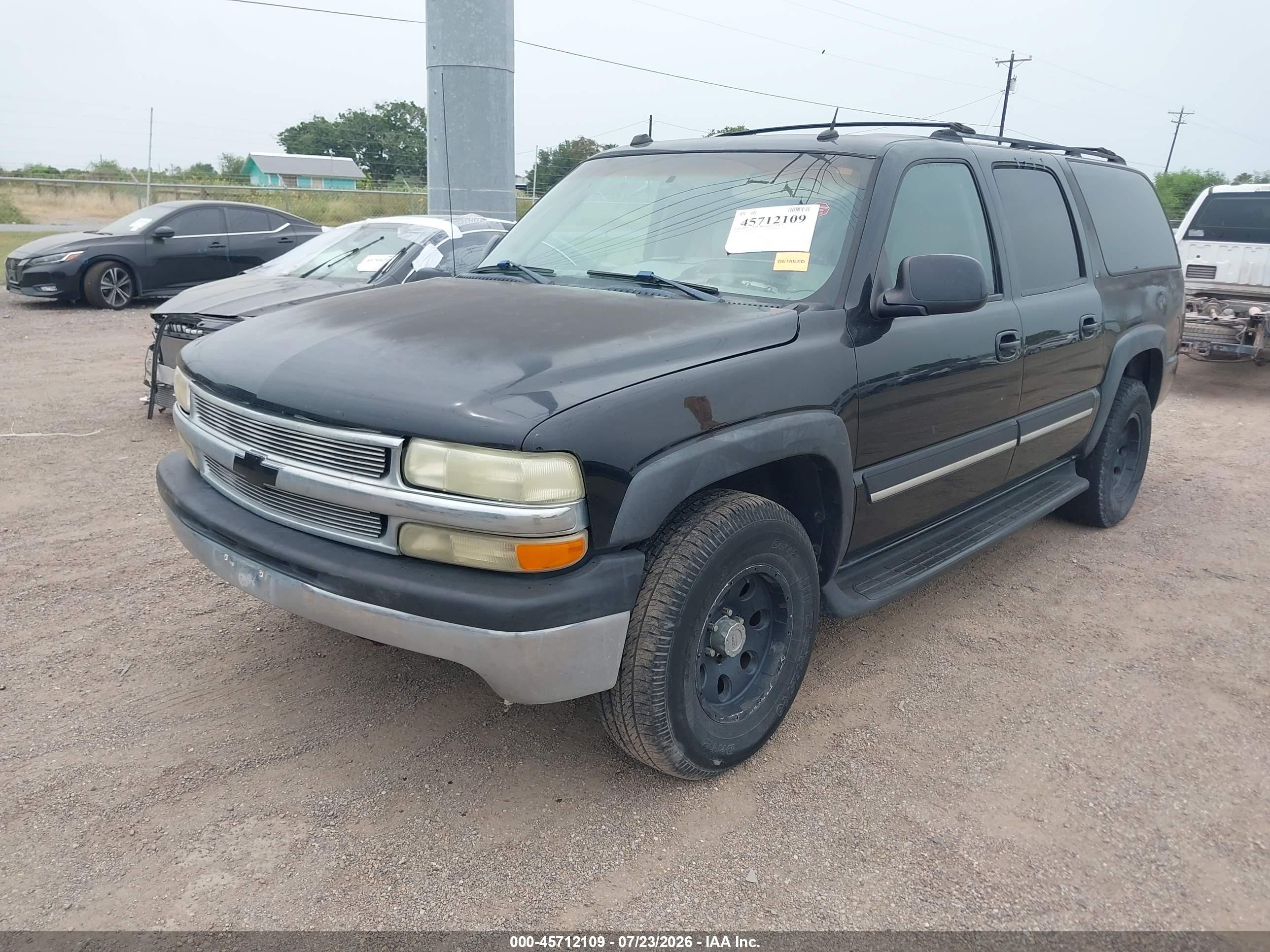 2004 Chevrolet Suburban 1500 Lt Black vin: 3GNEC16ZX4G268488