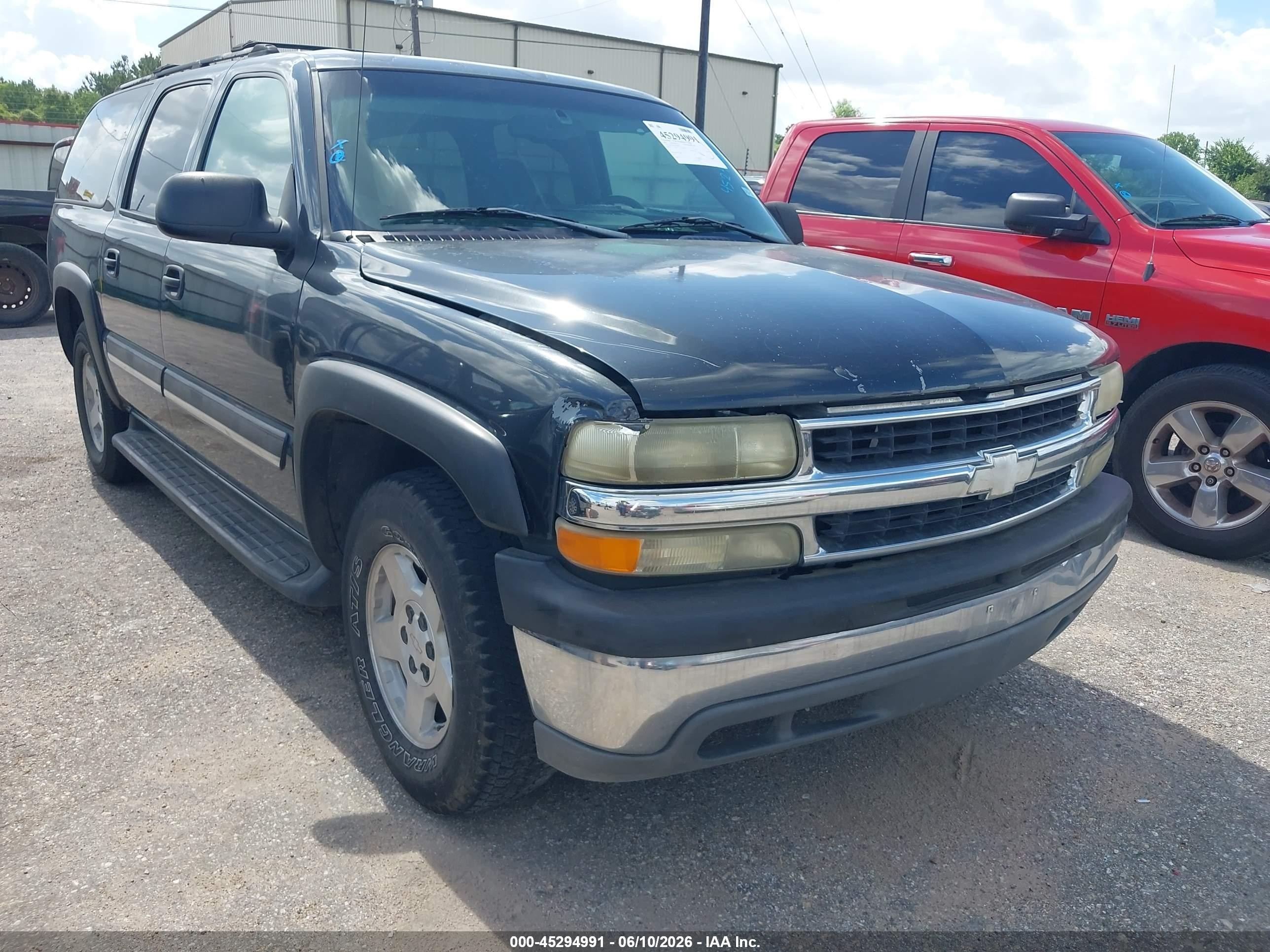 2004 Chevrolet Suburban 1500 Ls Gray vin: 3GNEC16ZX4G290099