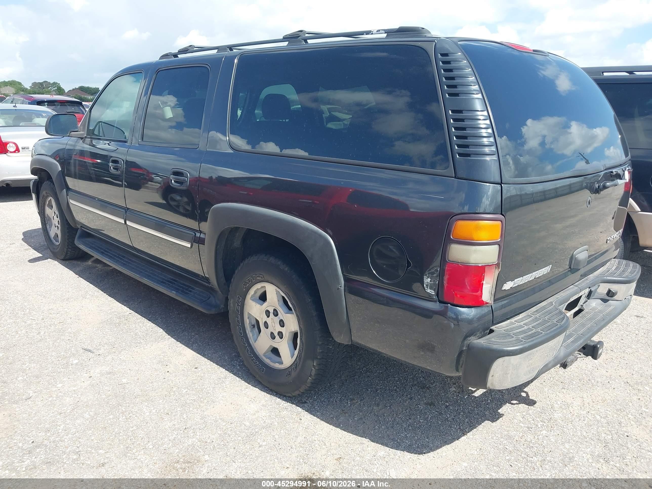 2004 Chevrolet Suburban 1500 Ls Gray vin: 3GNEC16ZX4G290099