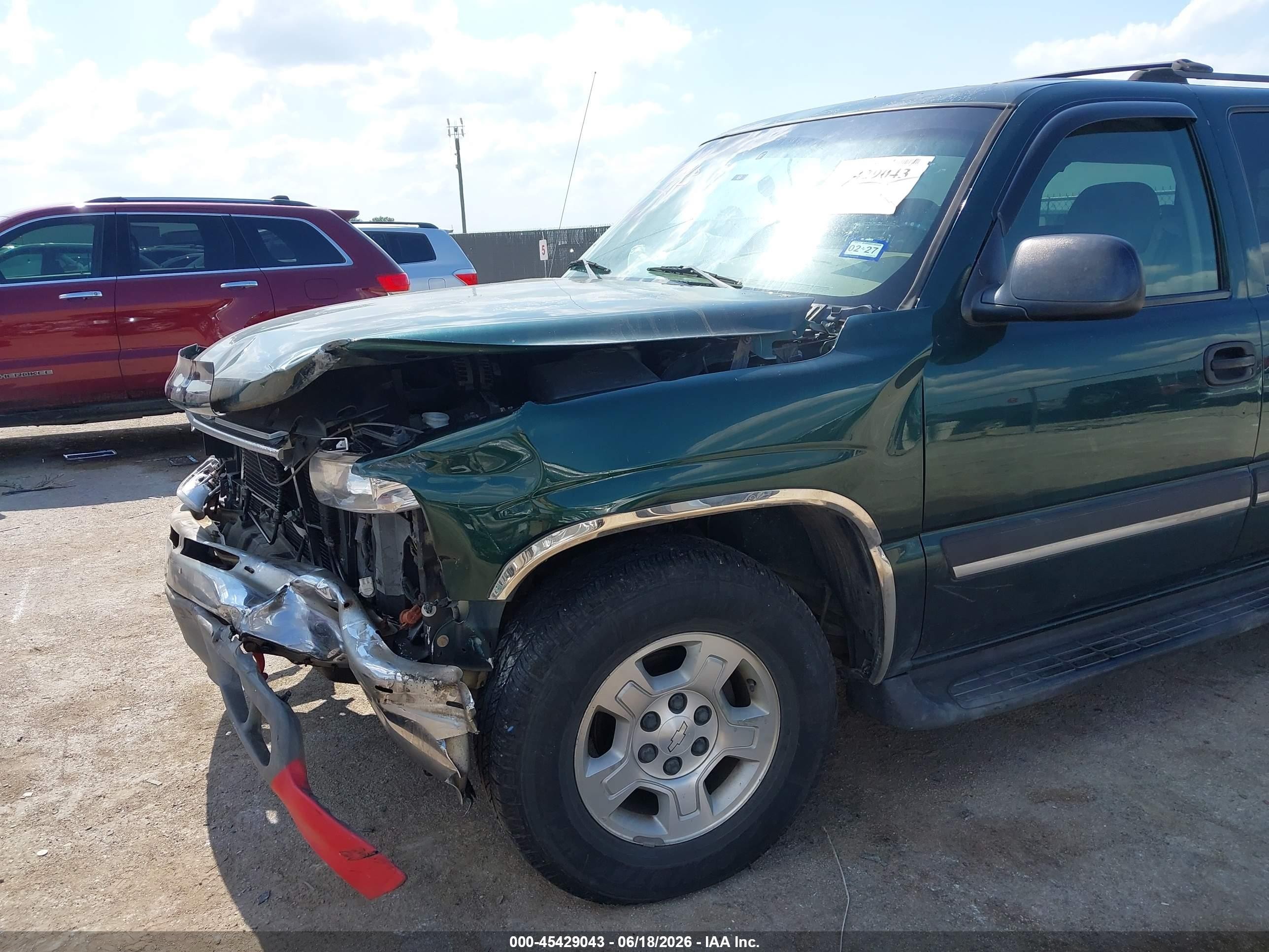 2004 Chevrolet Suburban 1500 Ls Green vin: 3GNEC16ZX4G320279