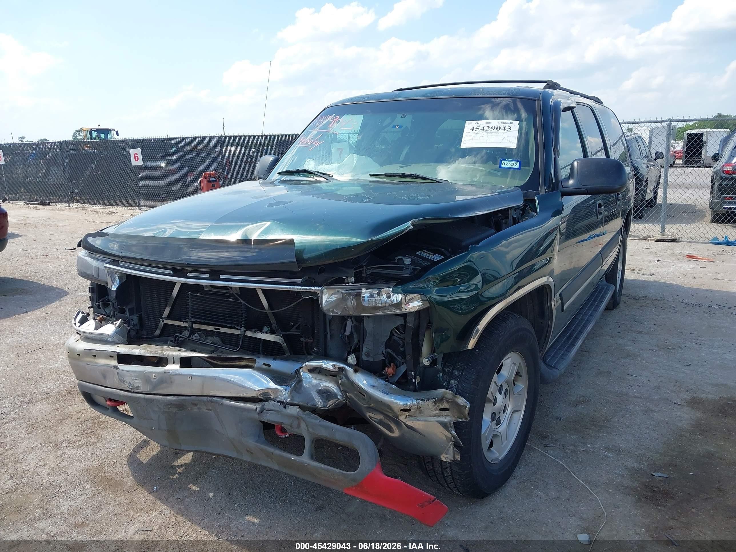 2004 Chevrolet Suburban 1500 Ls Green vin: 3GNEC16ZX4G320279