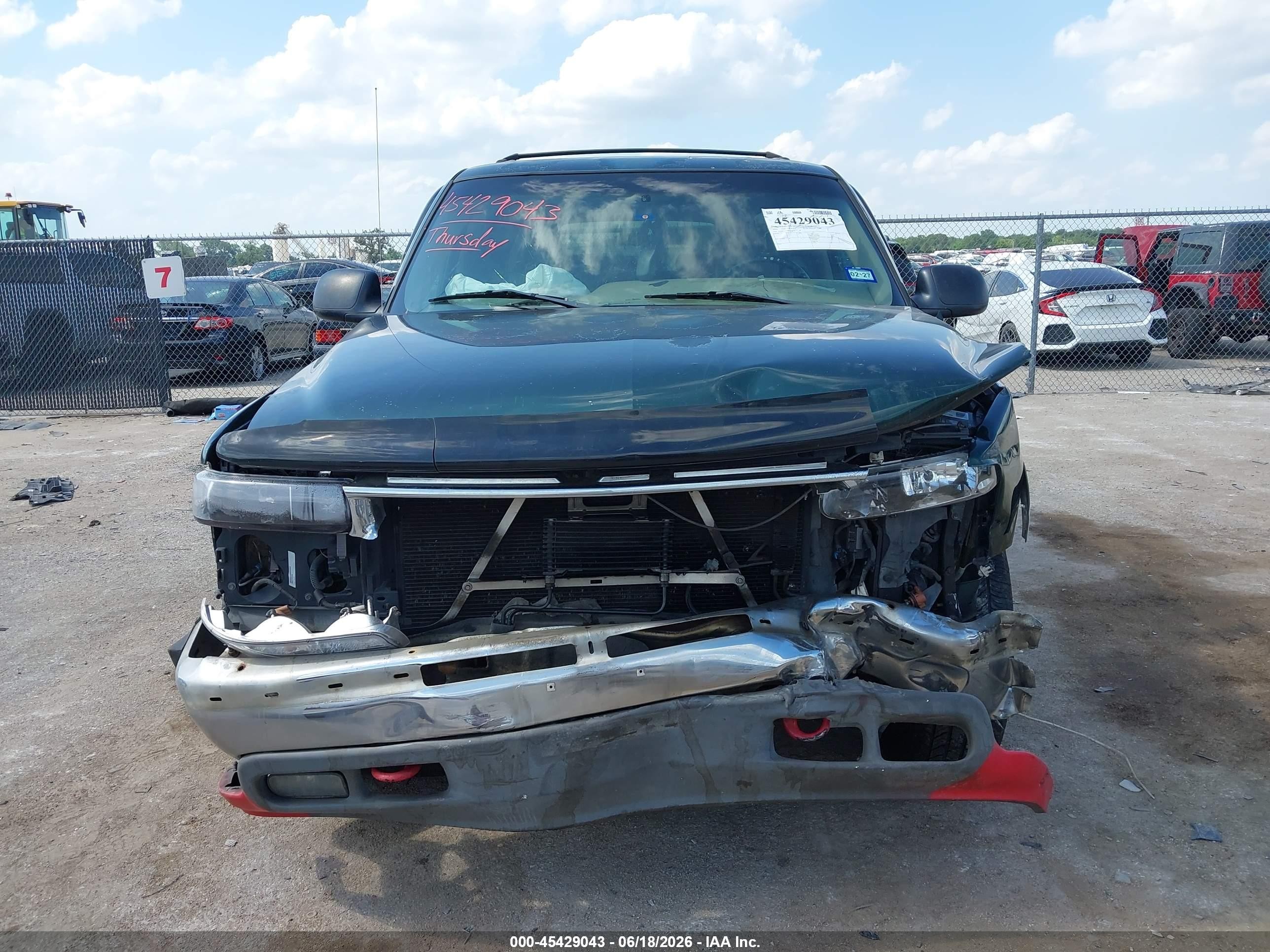 2004 Chevrolet Suburban 1500 Ls Green vin: 3GNEC16ZX4G320279