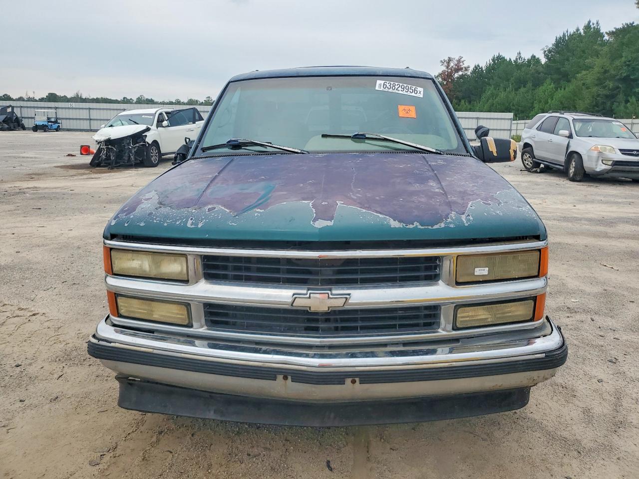 1996 Chevrolet Tahoe C1500 Green vin: 3GNEC18R9TG167048