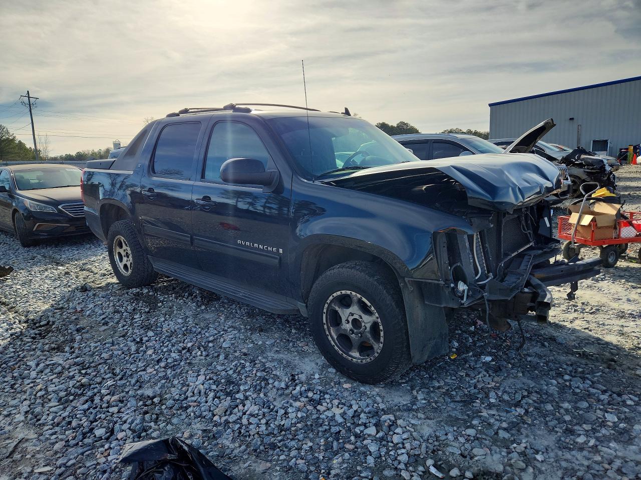 2009 Chevrolet Avalanche C1500 Lt Black vin: 3GNEC22009G272134