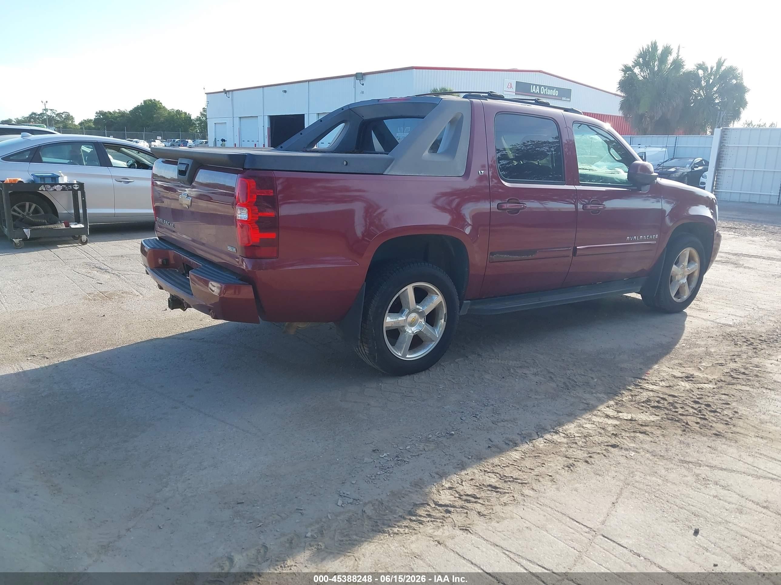 2009 Chevrolet Avalanche 1500 Lt1 Burgundy vin: 3GNEC22029G201047