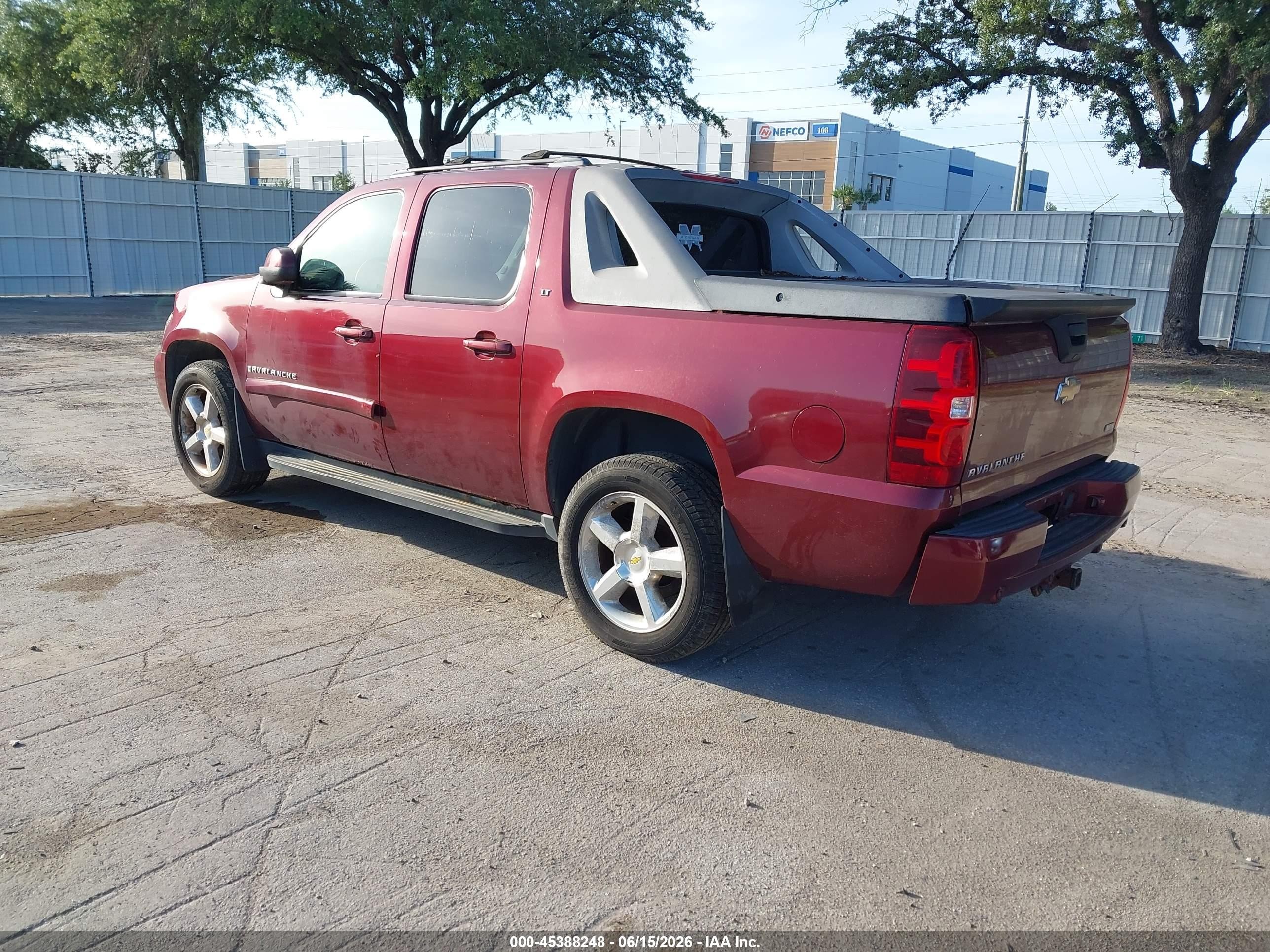 2009 Chevrolet Avalanche 1500 Lt1 Burgundy vin: 3GNEC22029G201047