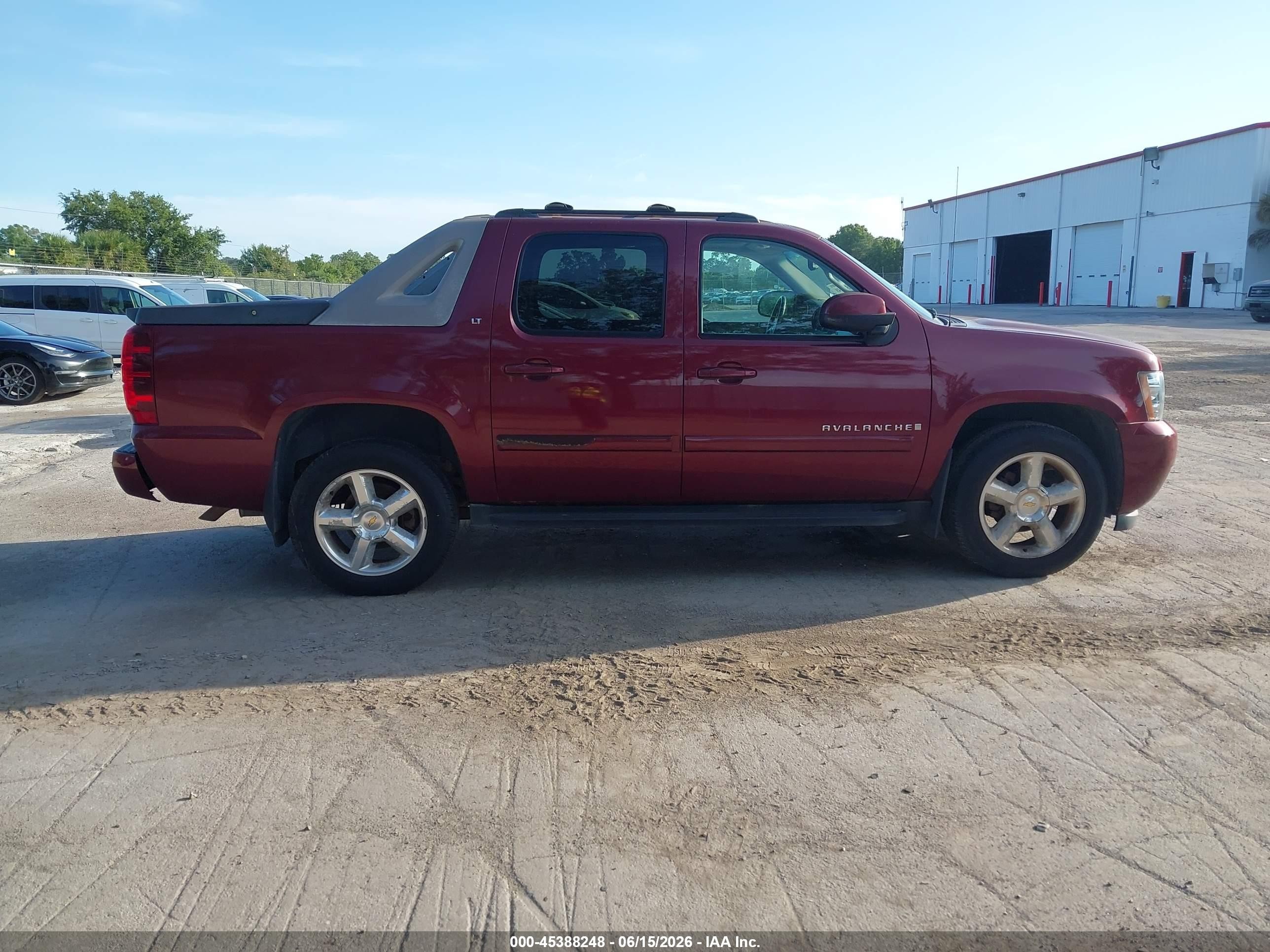 2009 Chevrolet Avalanche 1500 Lt1 Burgundy vin: 3GNEC22029G201047
