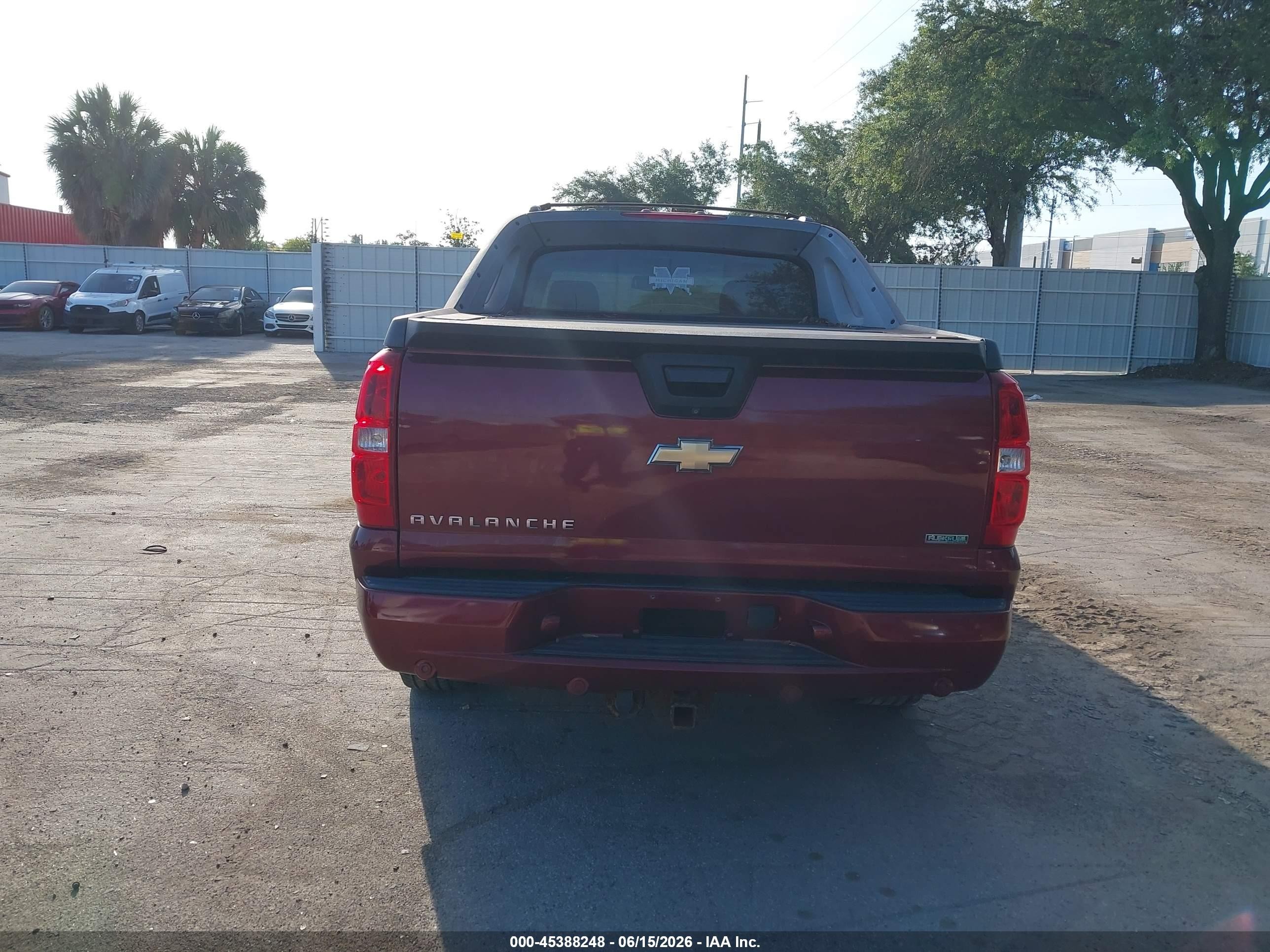 2009 Chevrolet Avalanche 1500 Lt1 Burgundy vin: 3GNEC22029G201047