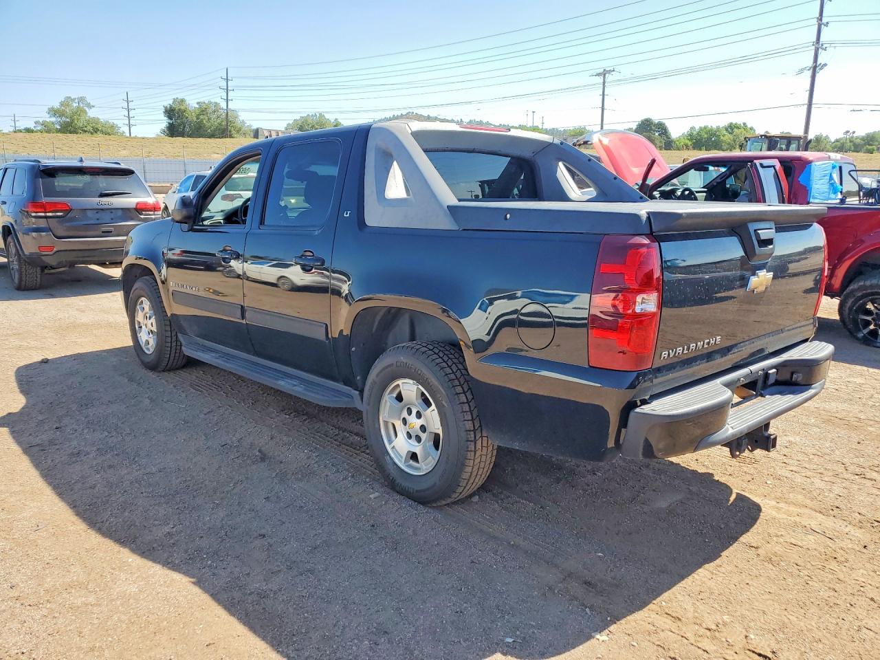 2009 Chevrolet Avalanche C1500 Lt Black vin: 3GNEC22J59G248730
