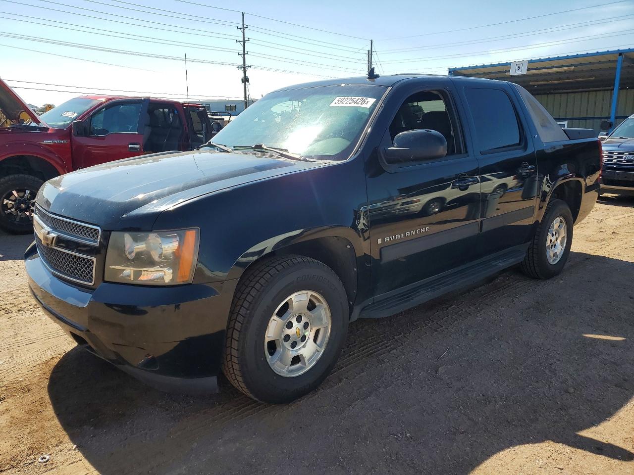 2009 Chevrolet Avalanche C1500 Lt Black vin: 3GNEC22J59G248730
