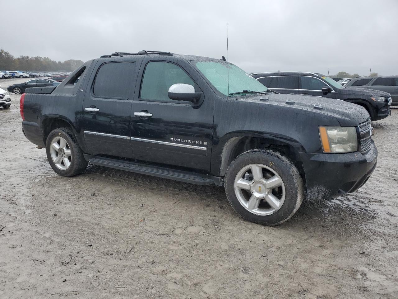 2009 Chevrolet Avalanche C1500 Ltz Black vin: 3GNEC32049G160054
