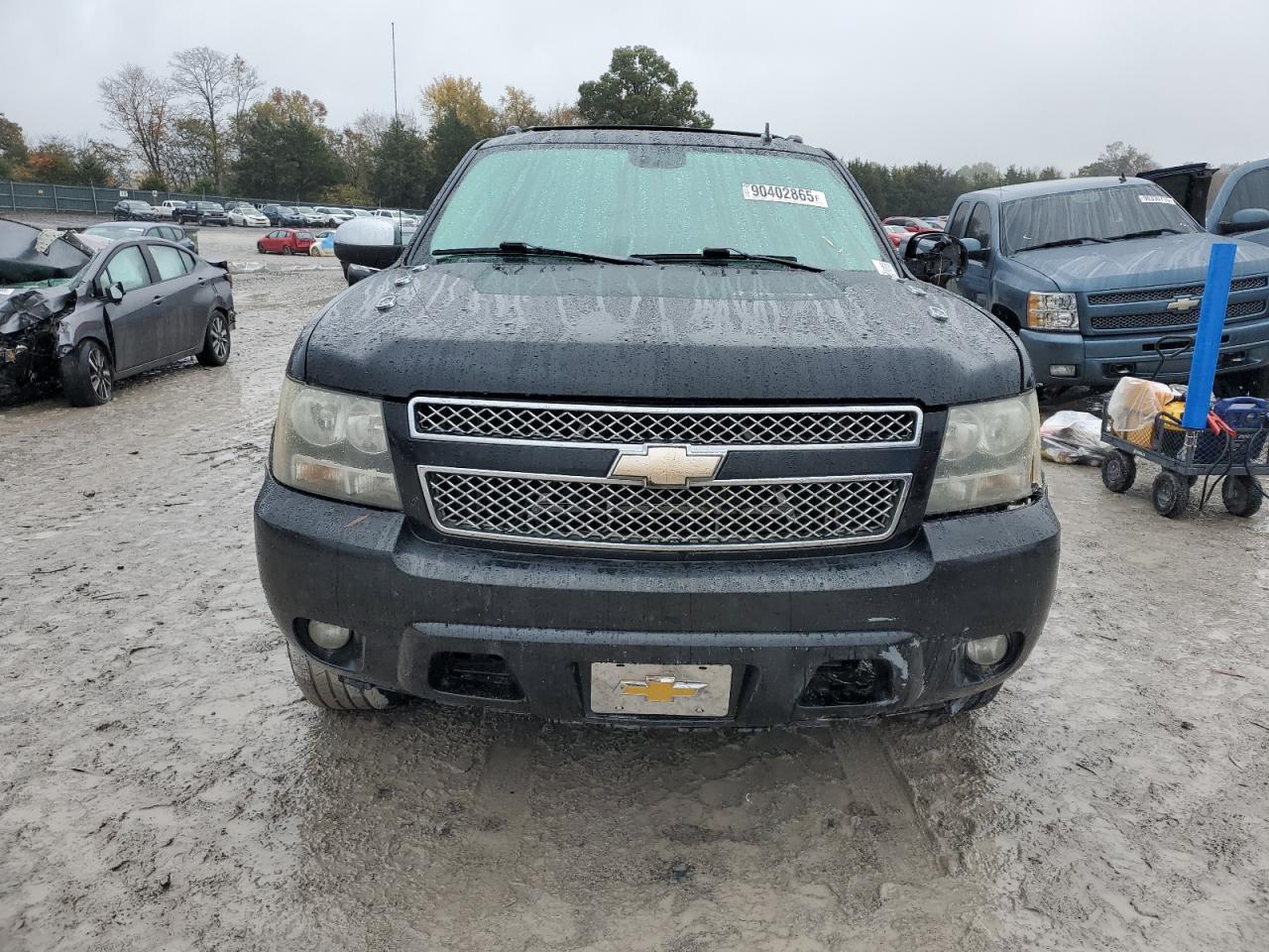 2009 Chevrolet Avalanche C1500 Ltz Black vin: 3GNEC32049G160054