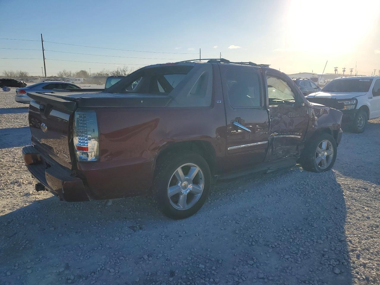 2009 Chevrolet Avalanche C1500 Ltz Black vin: 3GNEC32099G210494